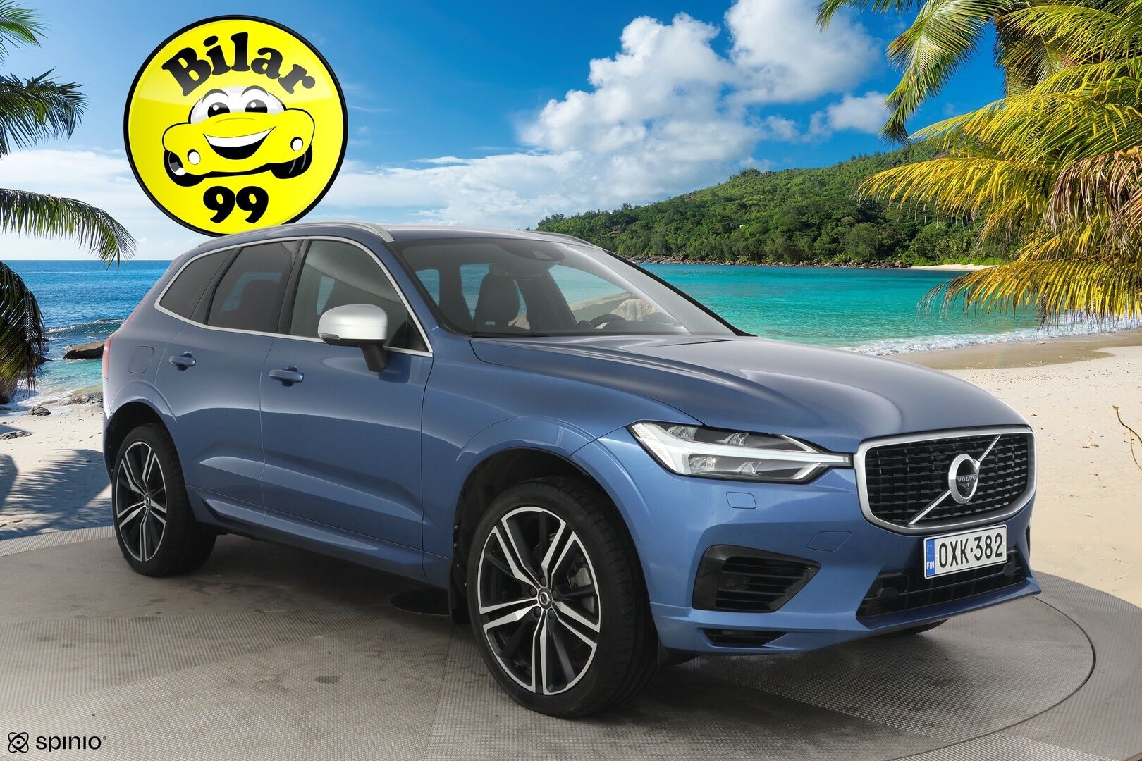 Volvo XC60 2018 T8 AWD R-Design aut * Ilma-alusta / Bowers & Wilkins / ACC / LED / Sähkökoukku / 360 Kamera / HUD / KeyLess * - Jakohihna vaihdettu 06/2023 / Merkkihuollettu / Juuri Katsastettu *