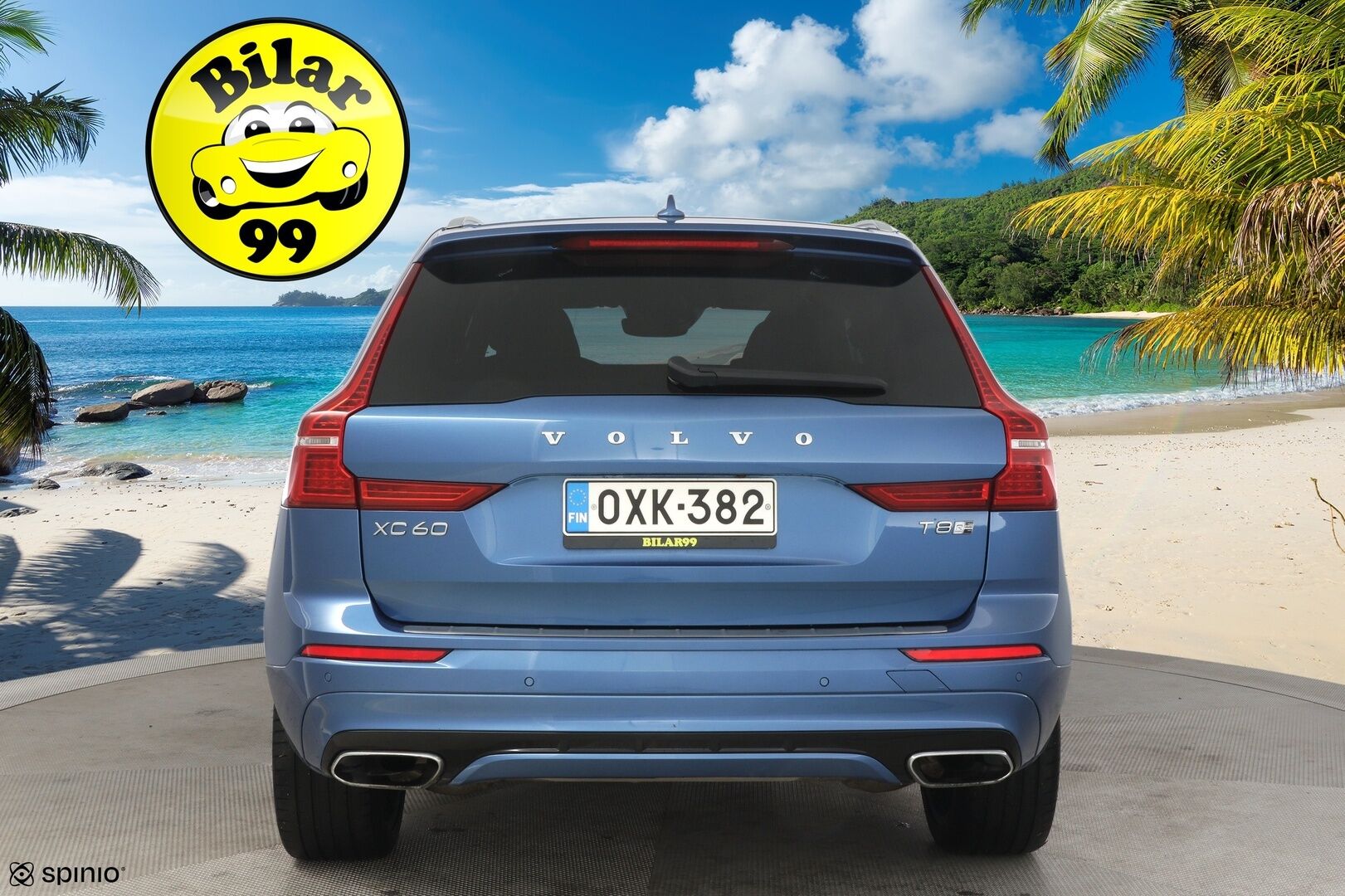 Volvo XC60 2018 T8 AWD R-Design aut * Ilma-alusta / Bowers & Wilkins / ACC / LED / Sähkökoukku / 360 Kamera / HUD / KeyLess * - Jakohihna vaihdettu 06/2023 / Merkkihuollettu / Juuri Katsastettu *