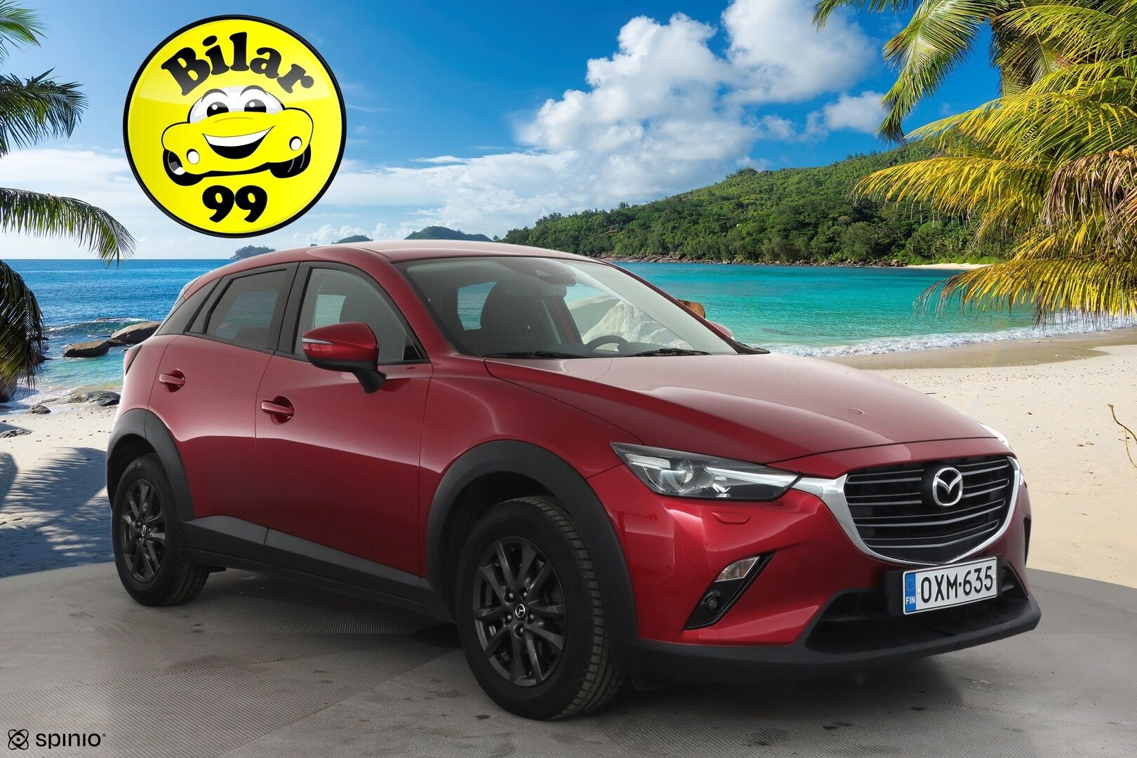 Mazda CX-3 2019 2,0 (120 hv) SKYACTIV-G Premium Plus 6AT GC2 * Vakkari / Kaistavahti / P.Kamera / Lohko+Sisä / Navi / LED * - Suomi-auto / Kahdet renkaat aluvanteilla - HULLUT AVAJAISHULINAT KORKOTARJOUS 3,29 %