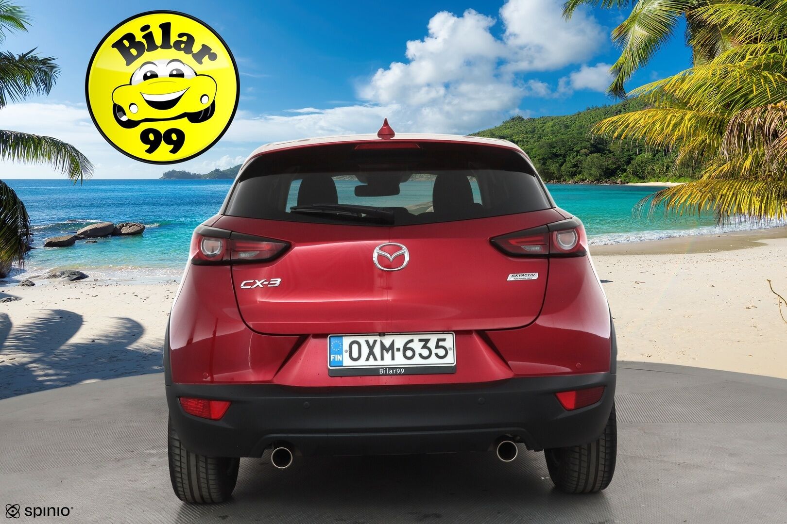 Mazda CX-3 2019 2,0 (120 hv) SKYACTIV-G Premium Plus 6AT GC2 * Vakkari / Kaistavahti / P.Kamera / Lohko+Sisä / Navi / LED * - Suomi-auto / Kahdet renkaat aluvanteilla - HULLUT AVAJAISHULINAT KORKOTARJOUS 3,29 %