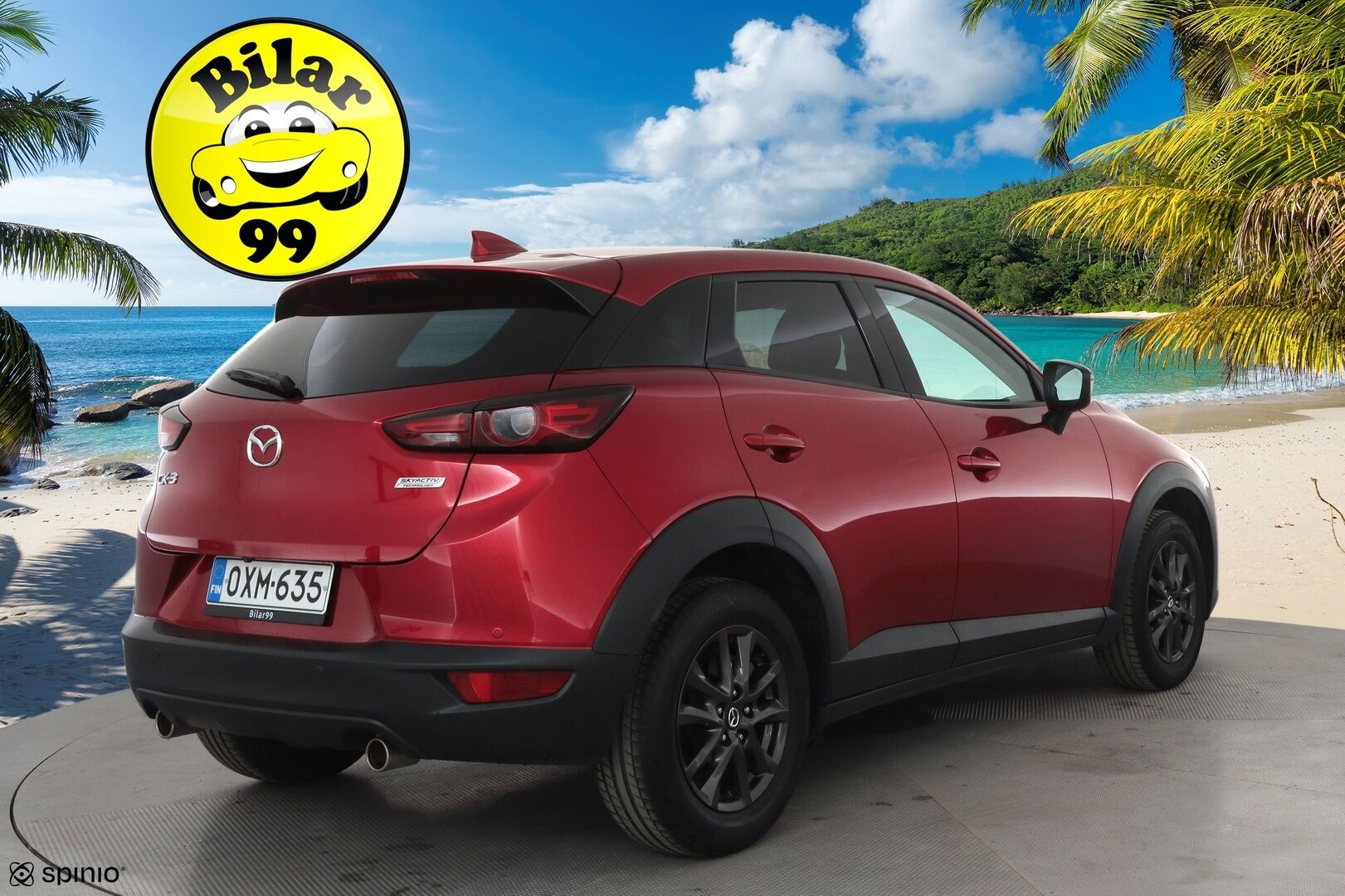 Mazda CX-3 2019 2,0 (120 hv) SKYACTIV-G Premium Plus 6AT GC2 * Vakkari / Kaistavahti / P.Kamera / Lohko+Sisä / Navi / LED * - Suomi-auto / Kahdet renkaat aluvanteilla - HULLUT AVAJAISHULINAT KORKOTARJOUS 3,29 %