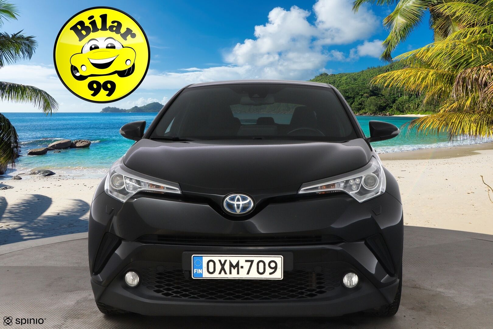 Toyota C-HR 2018 1,8 Hybrid Active * Suomiauto / Merkkihuollot / Adapt.Vakkari / Peruutuskamera / Lohko & Sisäpistoke / Navi / Upea! - 2x Hyvät merkkirenkaat aluvantein / Juuri tullut Tampereelle!