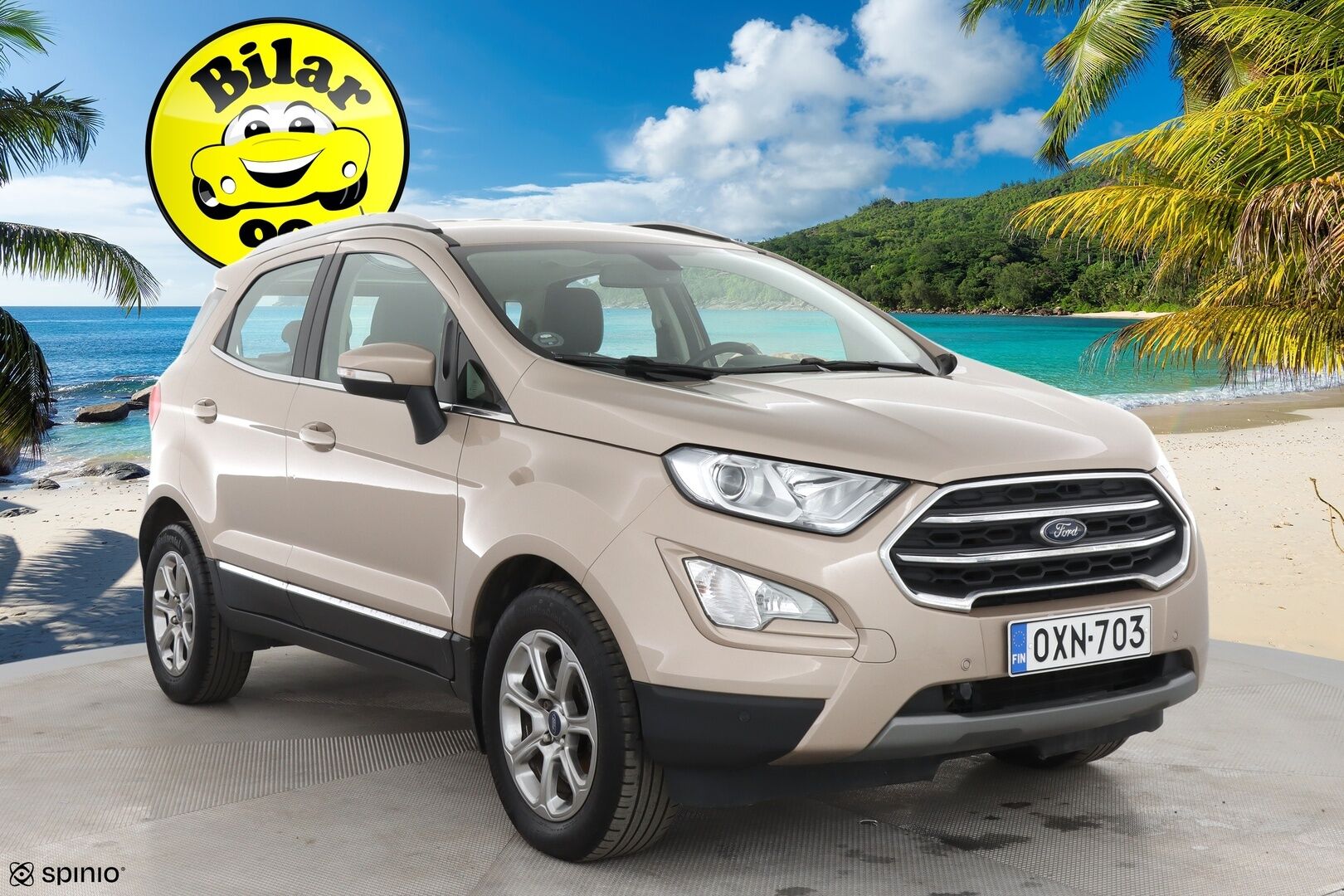 Ford Ecosport 2019 1,0 EcoBoost 140hv M6 Titanium 5-ovinen / Lämmitettävä ohjauspyörä / Lämmitettävä tuulilasi / P. Tutkat / Vakkari - Juuri saapunut! / Taloudellinen / Fiksu valinta! / Hyvin huollettu