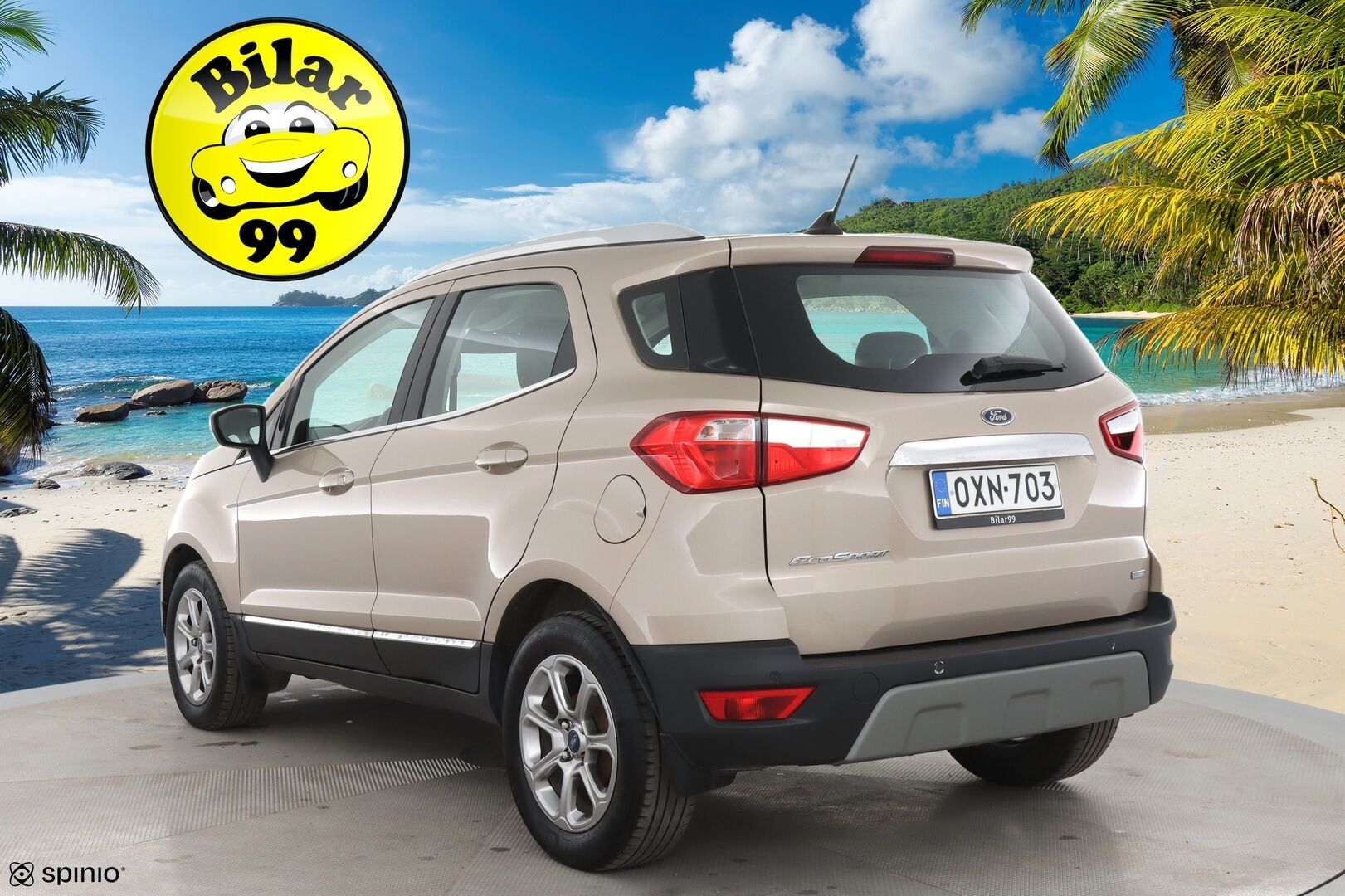 Ford Ecosport 2019 1,0 EcoBoost 140hv M6 Titanium 5-ovinen / Lämmitettävä ohjauspyörä / Lämmitettävä tuulilasi / P. Tutkat / Vakkari - Juuri saapunut! / Taloudellinen / Fiksu valinta! / Hyvin huollettu