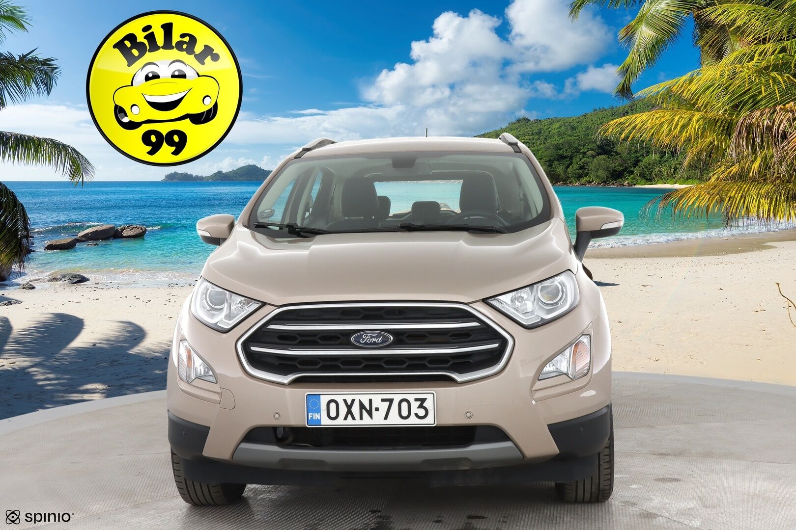 Ford Ecosport 2019 1,0 EcoBoost 140hv M6 Titanium 5-ovinen / Lämmitettävä ohjauspyörä / Lämmitettävä tuulilasi / P. Tutkat / Vakkari - Juuri saapunut! / Taloudellinen / Fiksu valinta! / Hyvin huollettu