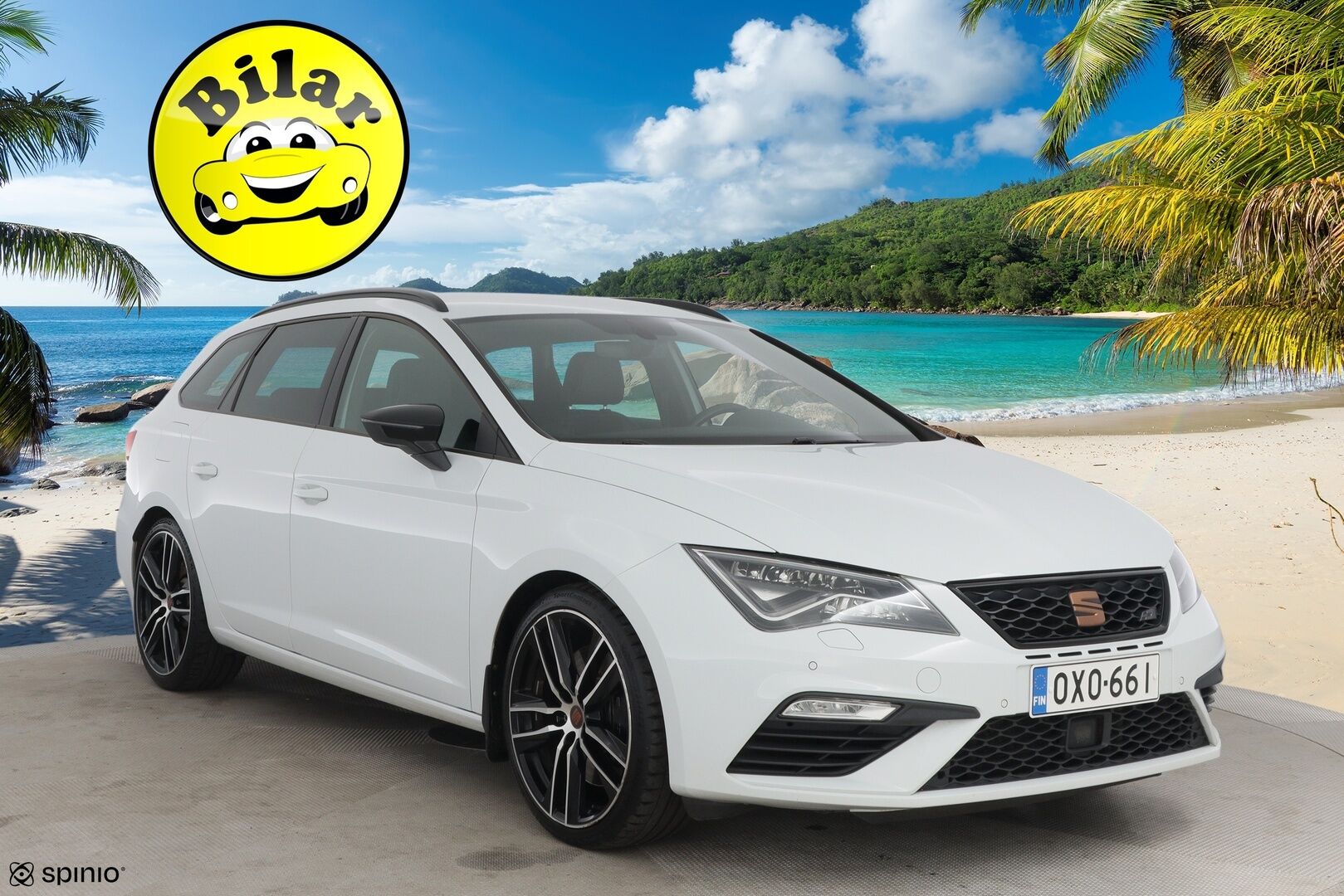 Seat Leon ST 2020 2,0 TSI 290 Cupra DSG - Ärhäkkä! | ACC | Tutkat | Digimittari | Juuri katsastettu | LED | Beats Audio | Läppäohjaus kaukosäädöllä | Suomi-auto | Juuri huollettu