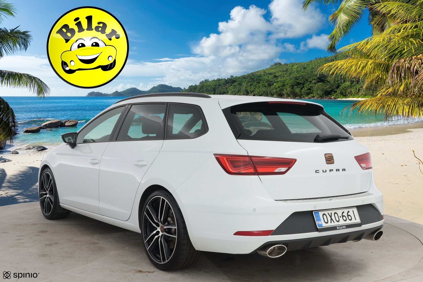 Seat Leon ST 2020 2,0 TSI 290 Cupra DSG - Ärhäkkä! | ACC | Tutkat | Digimittari | Juuri katsastettu | LED | Beats Audio | Läppäohjaus kaukosäädöllä | Suomi-auto | Juuri huollettu
