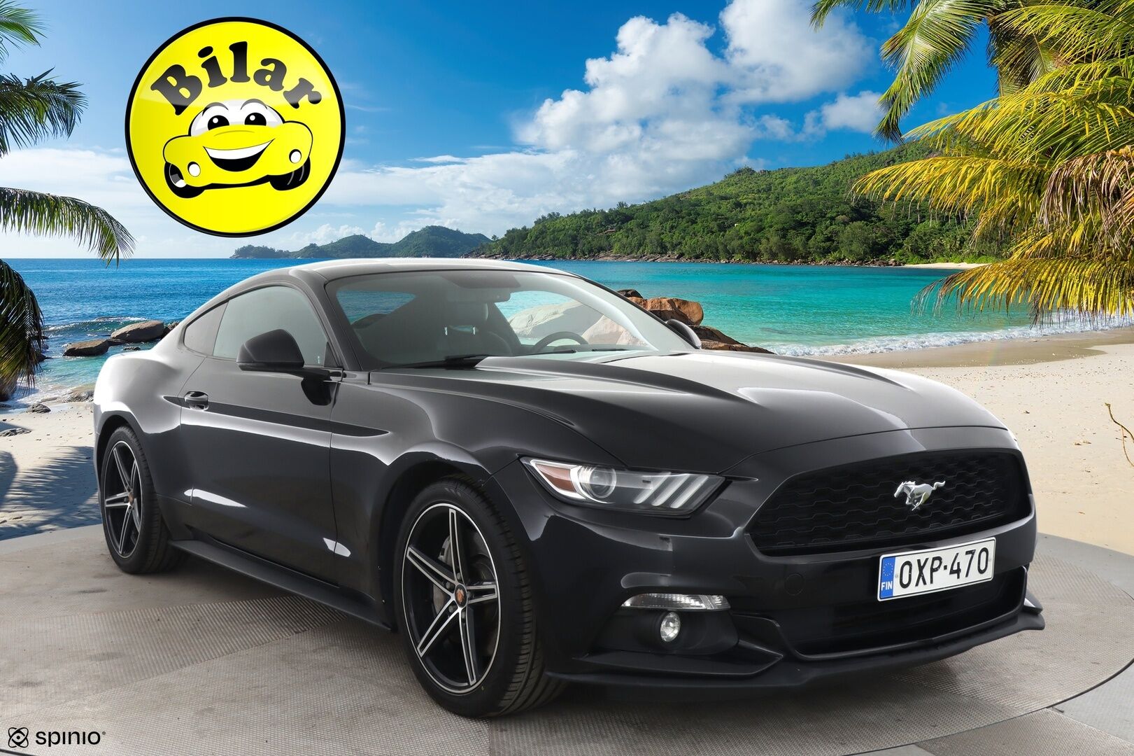 Ford Mustang 2016 2,3 EcoBoost 314hv A6 Fastback - *Webasto / Shaker Audio / Nahat / Keyless / Navi / Vakkari / P.kamera*