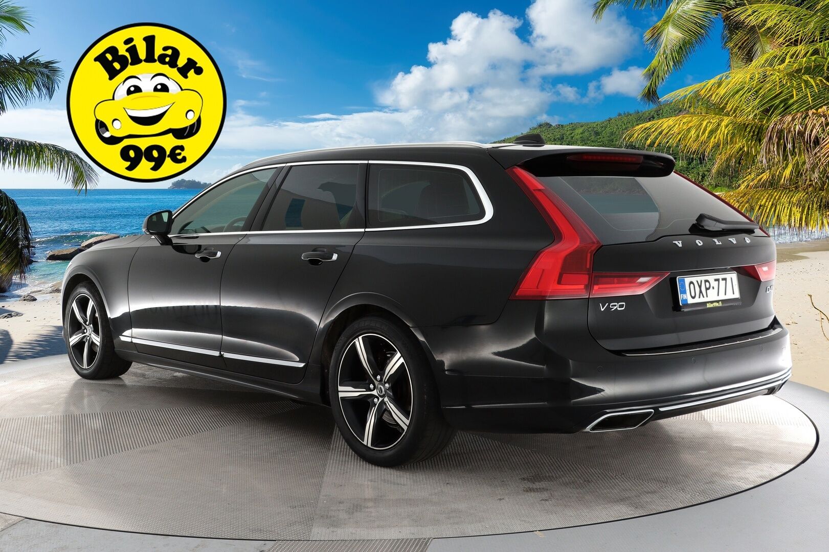 Volvo V90 2019 D4 AWD Inscription aut.*Kamera / Sporttinahat / Navi / Kamera / Sähkökontti / Webasto* - Suomi-auto / Kahdet renkaat alumiinivanteilla / Huippuvarusteet / Jakopää+Vesipumppu 241tkm kohdalla