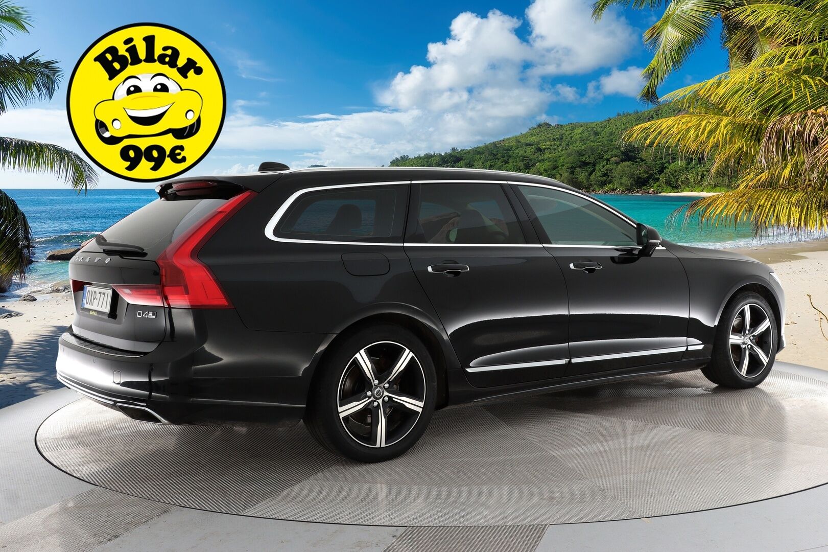 Volvo V90 2019 D4 AWD Inscription aut.*Kamera / Sporttinahat / Navi / Kamera / Sähkökontti / Webasto* - Suomi-auto / Kahdet renkaat alumiinivanteilla / Huippuvarusteet / Jakopää+Vesipumppu 241tkm kohdalla