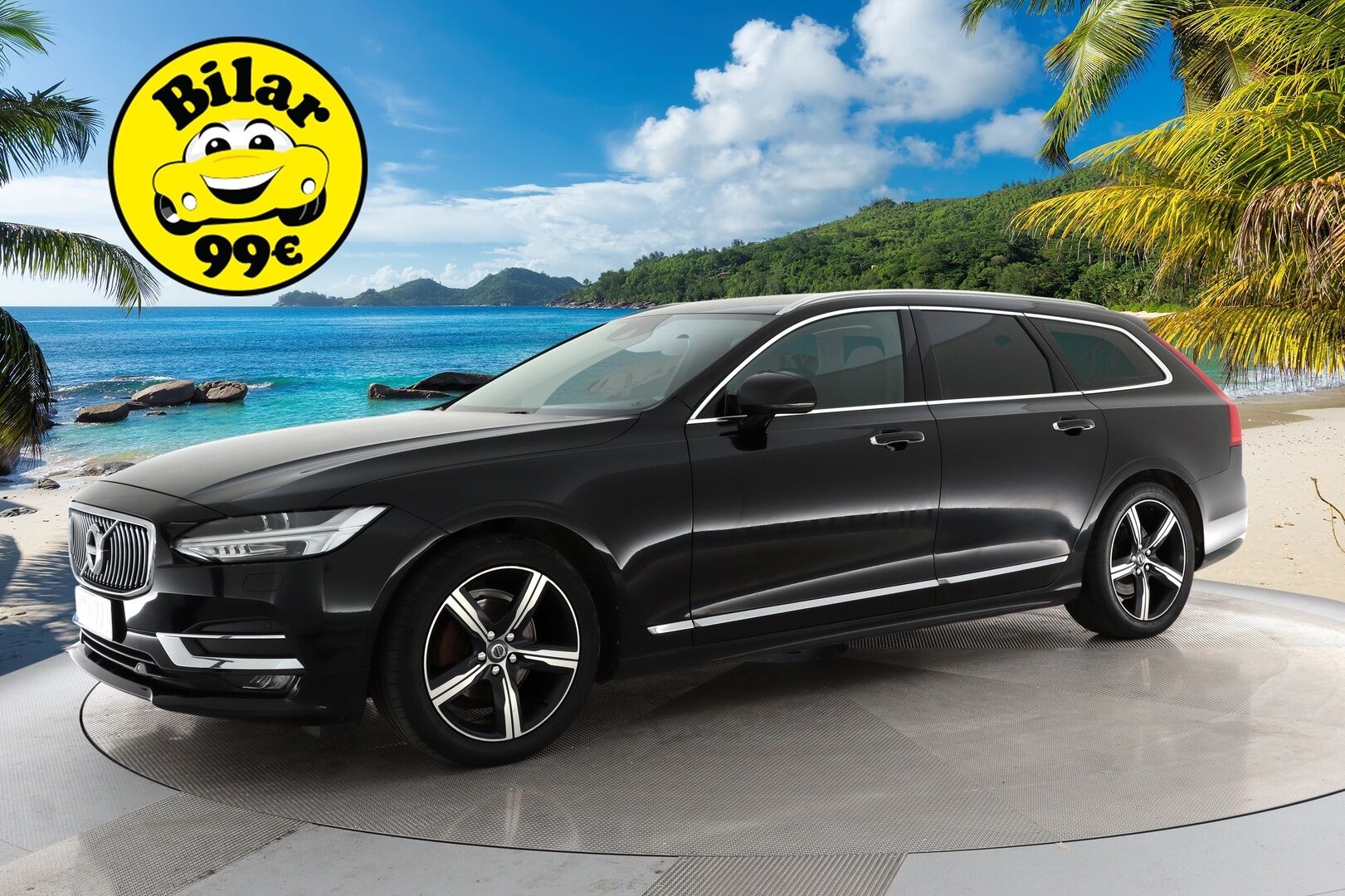 Volvo V90 2019 D4 AWD Inscription aut.*Kamera / Sporttinahat / Navi / Kamera / Sähkökontti / Webasto* - Suomi-auto / Kahdet renkaat alumiinivanteilla / Huippuvarusteet / Jakopää+Vesipumppu 241tkm kohdalla