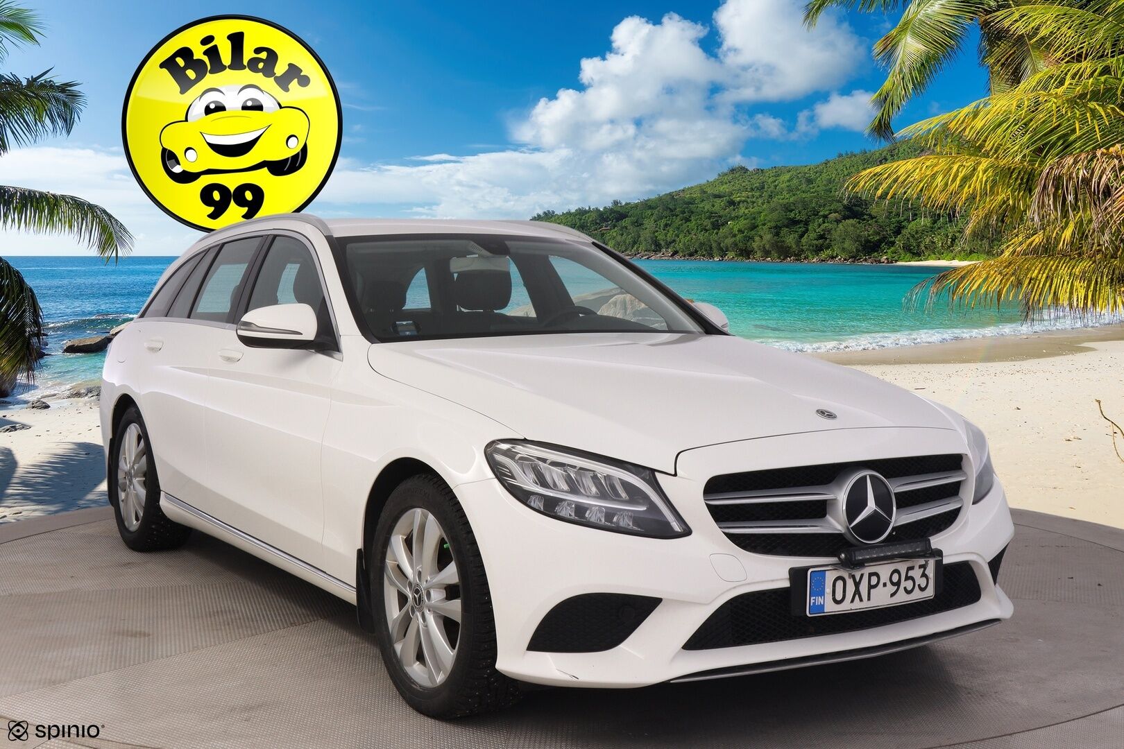 Mercedes-Benz C 2019 180 d T A Pro *Vakkari / LED Ajovalot / Peruutuskamera / Lohkolämmitin / Sportti nahkapenkit * - Suomi-auto / Tuoreet Pirellin nastarenkaat / Lohkolämmitin + sisätila lämmitin / Lisävalo - HULLUT AVAJAISHULINAT KORKOTARJOUS 3,29 %