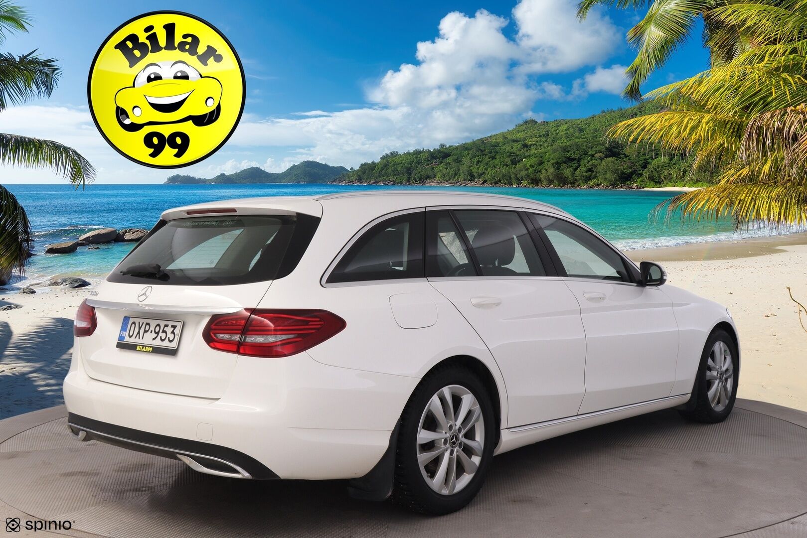 Mercedes-Benz C 2019 180 d T A Pro *Vakkari / LED Ajovalot / Peruutuskamera / Lohkolämmitin / Sportti nahkapenkit * - Suomi-auto / Tuoreet Pirellin nastarenkaat / Lohkolämmitin + sisätila lämmitin / Lisävalo - HULLUT AVAJAISHULINAT KORKOTARJOUS 3,29 %