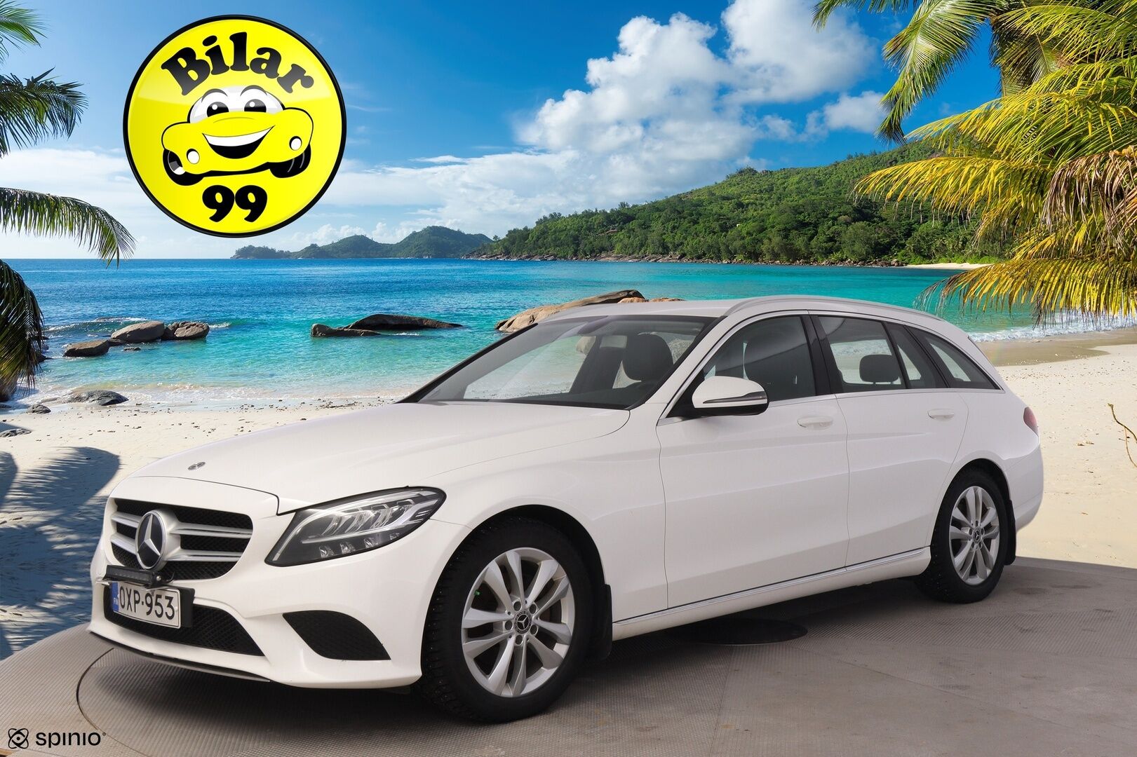 Mercedes-Benz C 2019 180 d T A Pro - Facelift | Lohkolämmitin | Vakkari | LED | Nahkapenkit | Sähköluukku