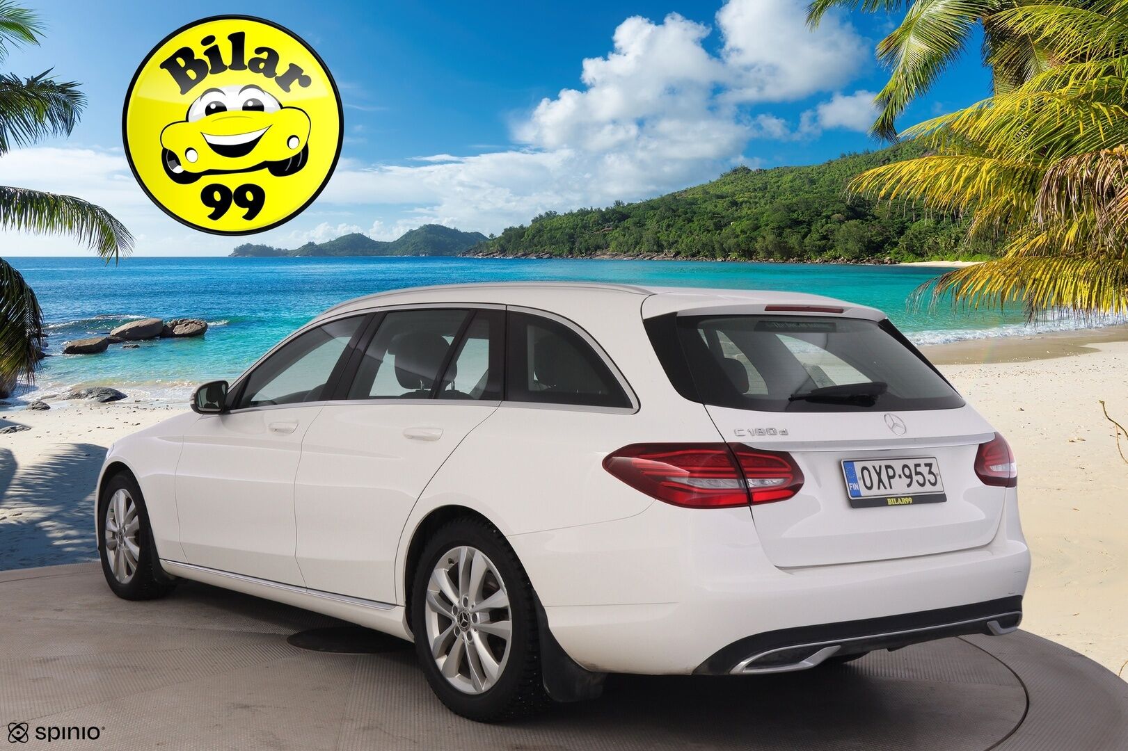 Mercedes-Benz C 2019 180 d T A Pro *Vakkari / LED Ajovalot / Peruutuskamera / Lohkolämmitin / Sportti nahkapenkit * - Suomi-auto / Tuoreet Pirellin nastarenkaat / Lohkolämmitin + sisätila lämmitin / Lisävalo - HULLUT AVAJAISHULINAT KORKOTARJOUS 3,29 %