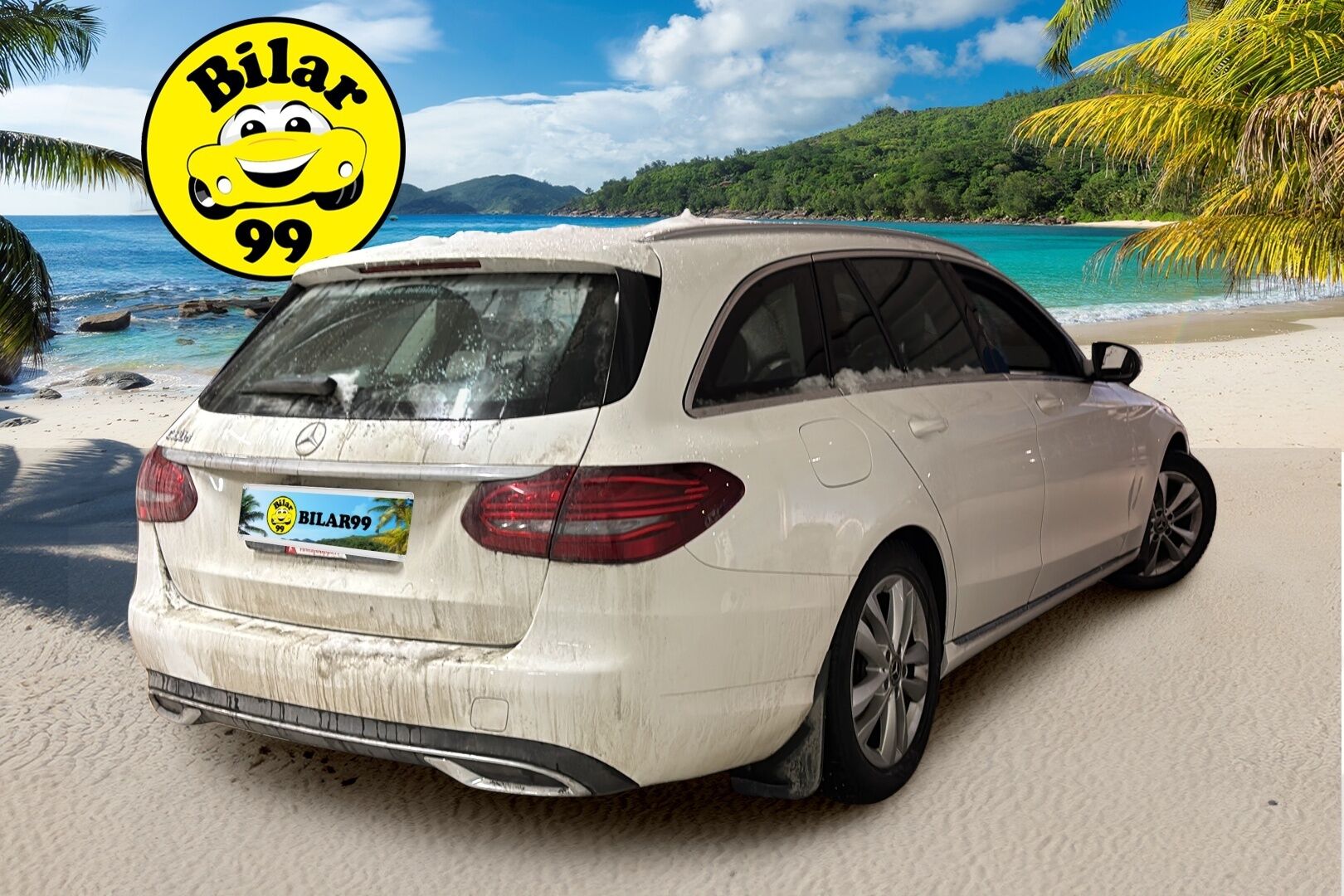 Mercedes-Benz C 2019 180 d T A Pro *Vakkari / LED Ajovalot / Peruutuskamera / Lohkolämmitin / Sportti nahkapenkit * - Suomi-auto / Tuoreet Pirellin nastarenkaat / Lohkolämmitin + sisätila lämmitin / Lisävalo