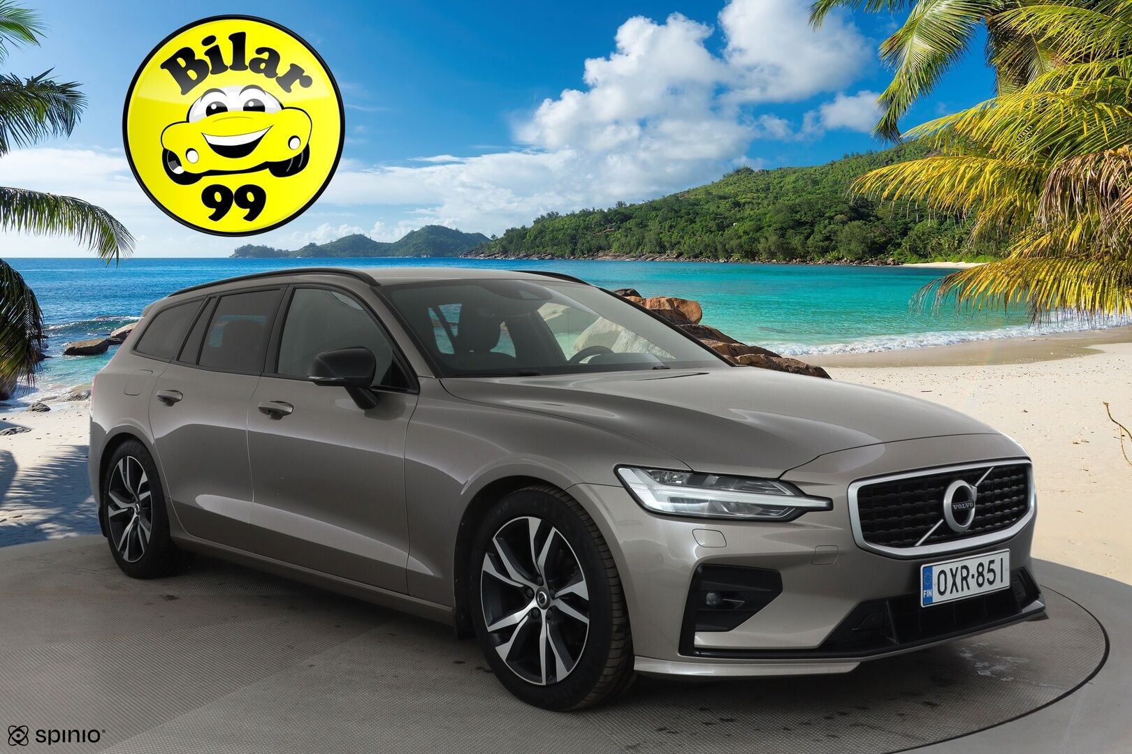 Volvo V60 2019 D4 R-Design aut *ACC / Webasto / Muistipenkki / Koukku / Full LED / BLIS / Sporttipenkit* - 3,99 % KORKOTARJOUS TÄHÄN AUTOON 28.9. ASTI! - Suomi-auto / Kahdet renkaat aluvanteilla / Merkkihuollettu