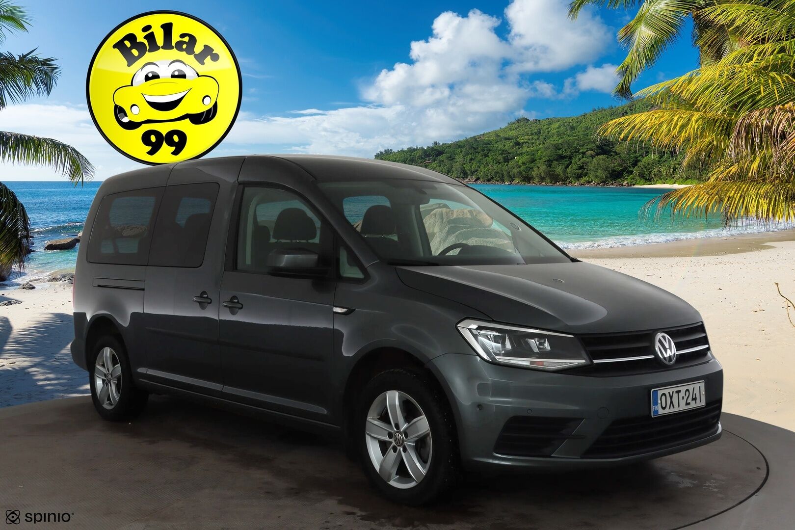 Volkswagen Caddy Maxi 2019 Trendline Business 2,0 TDI 110kW DSG 7-P * Webasto / Xenon / P.Kamera / Navi / Bluetooth / Vakkari * - 1-om Suomi-auto / Kahdet renkaat aluvanteilla - HULLUT AVAJAISHULINAT KORKOTARJOUS 3,29 %