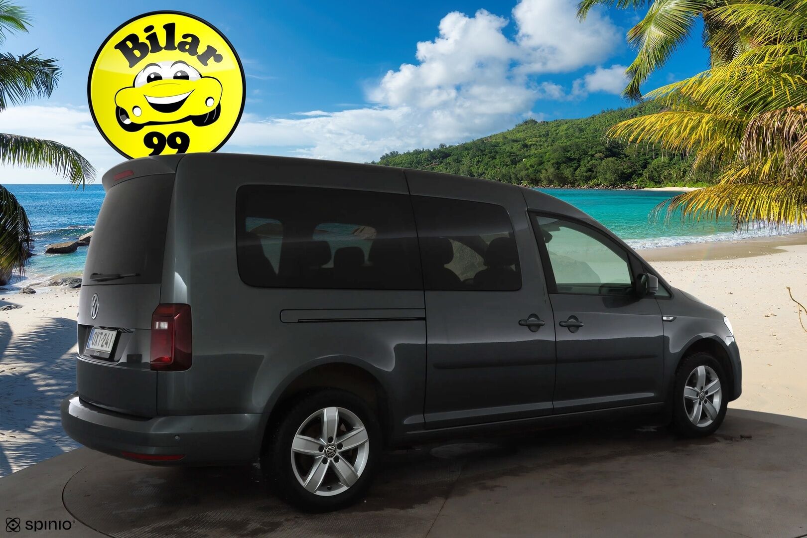 Volkswagen Caddy Maxi 2019 Trendline Business 2,0 TDI 110kW DSG 7-P * Webasto / Xenon / P.Kamera / Navi / Bluetooth / Vakkari * - 1-om Suomi-auto / Kahdet renkaat aluvanteilla