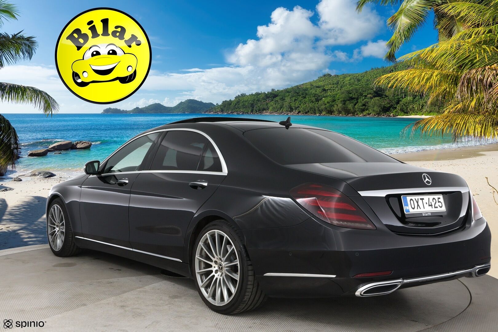 Mercedes-Benz S 2018 400 d 4Matic L - | ACC | Burmester | Panorama | Multibeam LED | Ilmastoidut & Hierovat istuimet | Muistipenkit edessä ja takana | 360 | HUD | DTR+Q | 