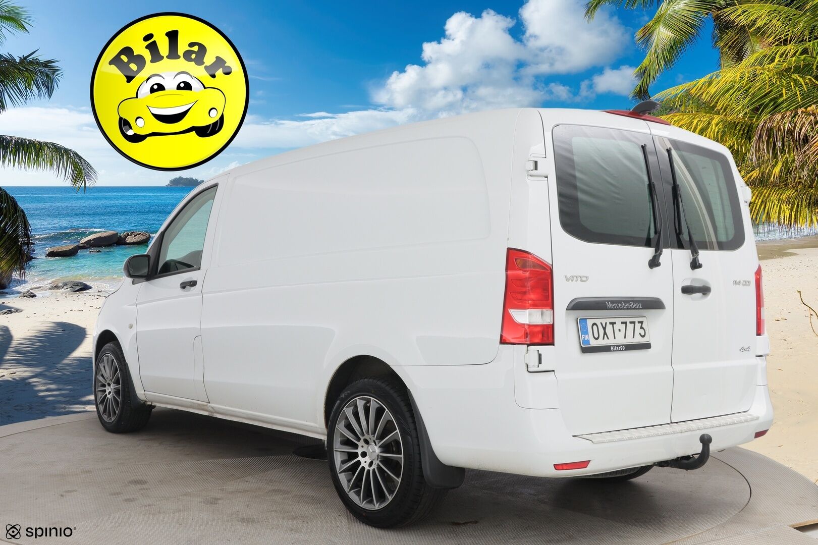 Mercedes-Benz Vito 2019 114CDI 4x4-3,05/32K keskipitkä A2 A Winter - ALV | Suomi-auto | Webasto | Vetokoukku | P-kamera | Vakkari | 2x Renkaat | BT-Audio