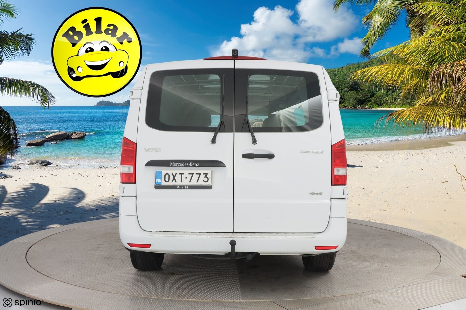 Mercedes-Benz Vito 2019 114CDI 4x4-3,05/32K keskipitkä A2 A Winter - ALV | Suomi-auto | Webasto | Vetokoukku | P-kamera | Vakkari | 2x Renkaat | BT-Audio