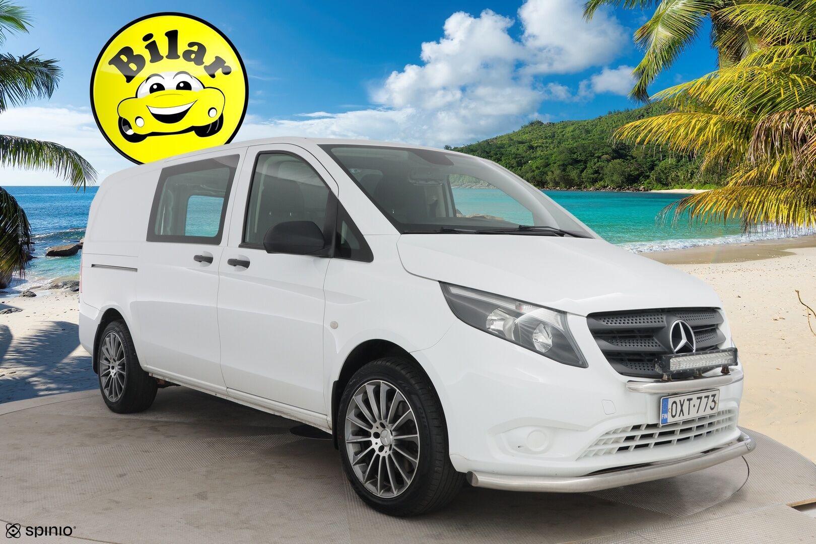 Mercedes-Benz Vito 2019 114CDI 4x4-3,05/32K keskipitkä A2 A Winter - ALV | Suomi-auto | Webasto | Vetokoukku | P-kamera | Vakkari | 2x Renkaat | BT-Audio