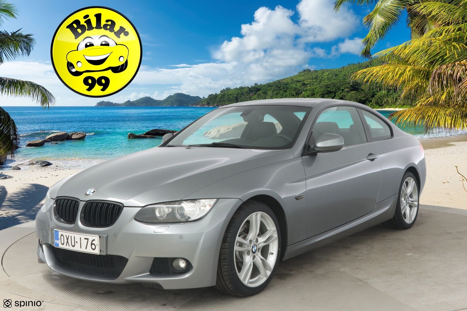 BMW 325 2010 i A E92 Coupe M Sport * Kattoluukku / Muistipenkit / Hifit / Prof. Navi / Penkinlämmittimet * - * Vakkari / Kaukovaloautomatiikka / Nahkasisusta / Vetokoukku * - HULLUT AVAJAISHULINAT KORKOTARJOUS 3,29 %