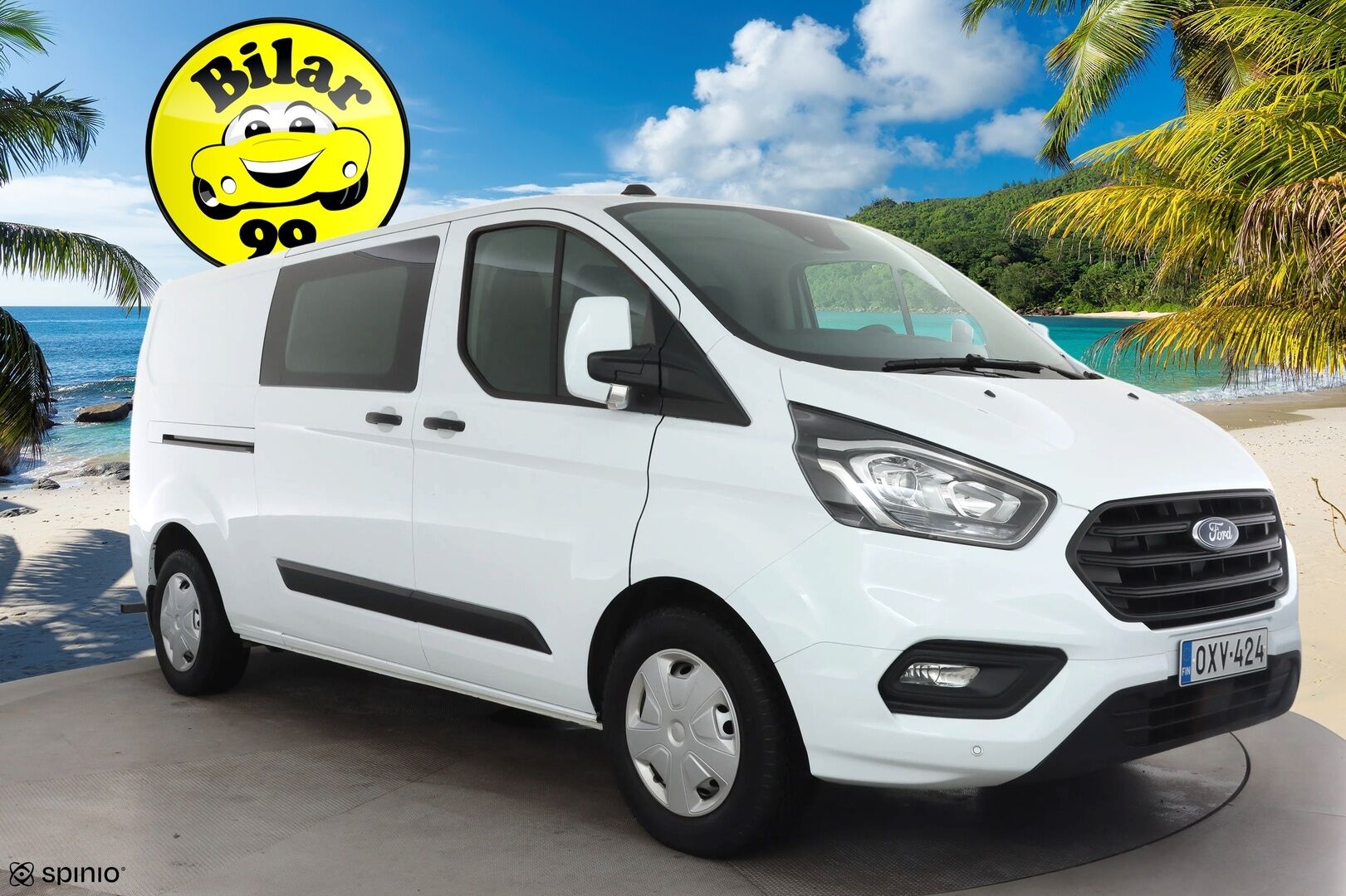 Ford Transit Custom 2020 320 2,0TDCi 105 hv M6 Etuveto Trend Van N1 L2H1 * Webasto / Koukku / Vakkari / Bluetooth / Ilmastointi * - P.Kamera / Penkinlämmittimet / Lämmitettävä tuulilasi / Suomi-auto / ALV / Kahdet renkaat - HULLUT AVAJAISHULINAT KORKOTARJOUS 3,29 %