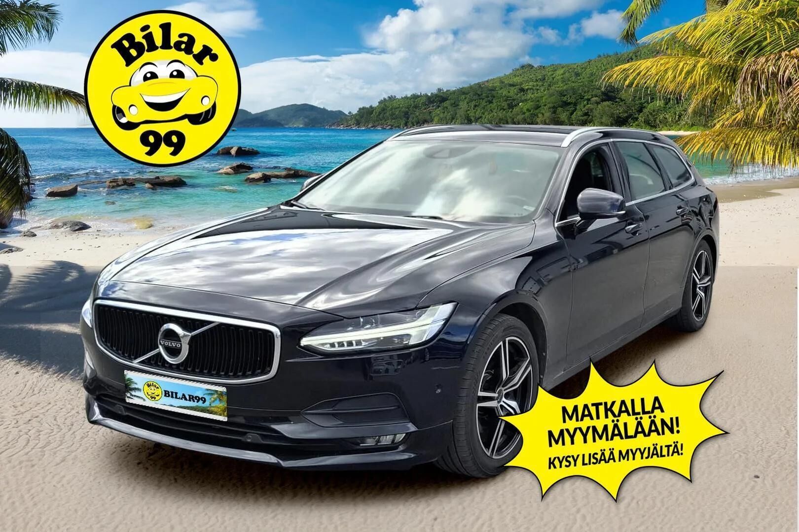 Volvo V90 2017 D4 AWD Business aut - | Webasto | Adapt.vakkari | BLIS | FULL-LED | P.kamera | Hihna tehty 2024 | Ei Adblue:ta |