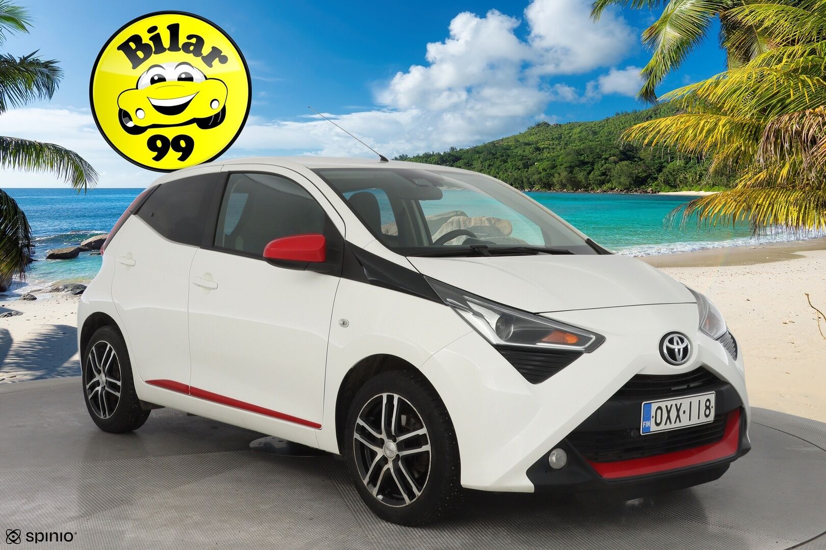 Toyota Aygo 2019 1,0 VVT-i 5ov X-Play *Vakkari / Kaistavahti / Kamera* - Auto tulossa Lempäälään! / Suomi-auto / Apple Carplay & Android Auto