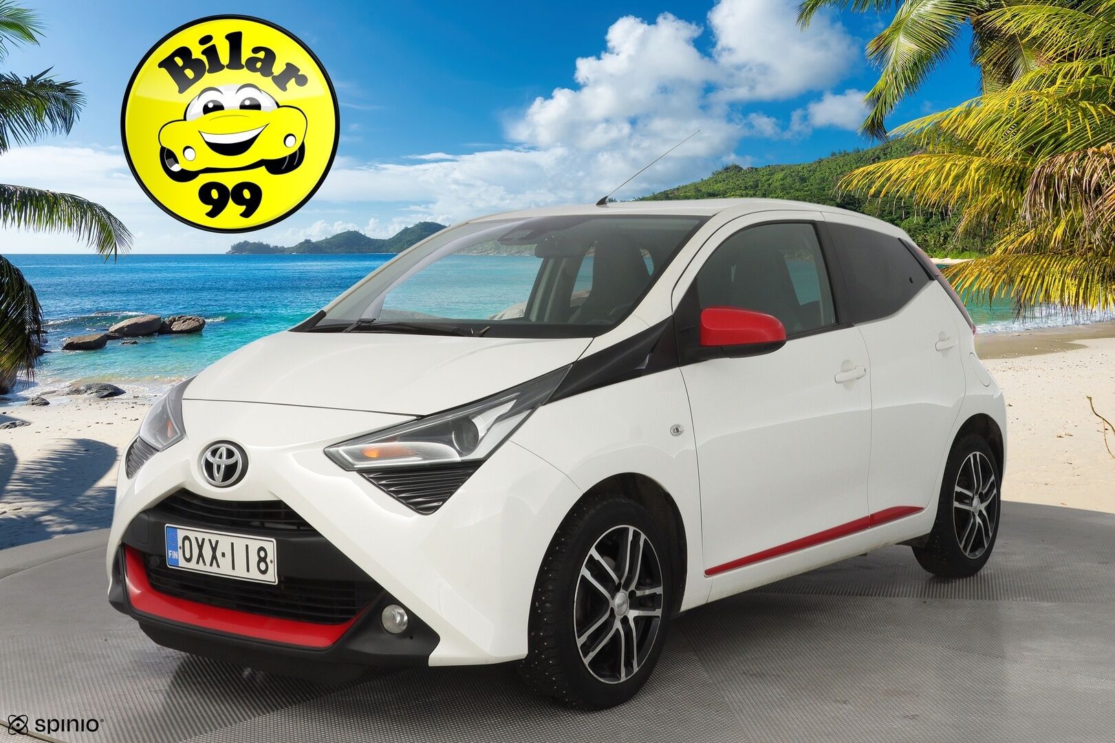 Toyota Aygo 2019 1,0 VVT-i 5ov X-Play *Vakkari / Kaistavahti / Kamera* - Auto tulossa Lempäälään! / Suomi-auto / Apple Carplay & Android Auto