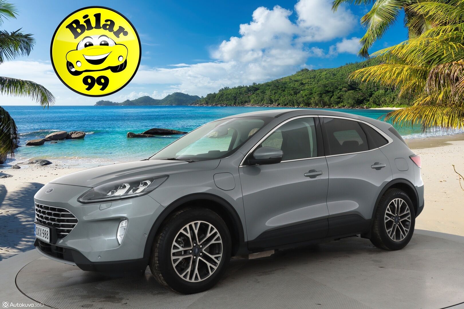 Ford Kuga 2021 2,5 hybrid (PHEV) 225hv CVT FWD Titanium X ** Adapt. vakkari / Koukku / Keyless / P.kamera / Navi - B&O / Kahdet renkaat / Merkkihuollot 