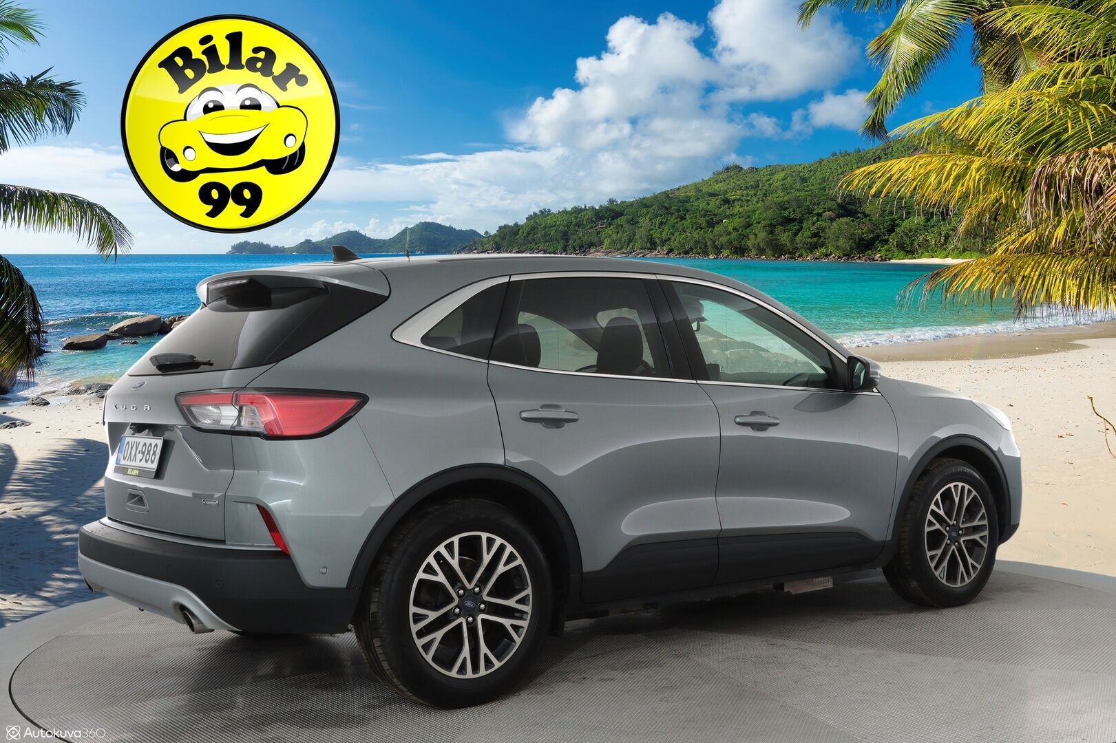 Ford Kuga 2021 2,5 hybrid (PHEV) 225hv CVT FWD Titanium X ** Adapt. vakkari / Koukku / Keyless / P.kamera / Navi - B&O / Kahdet renkaat / Merkkihuollot 