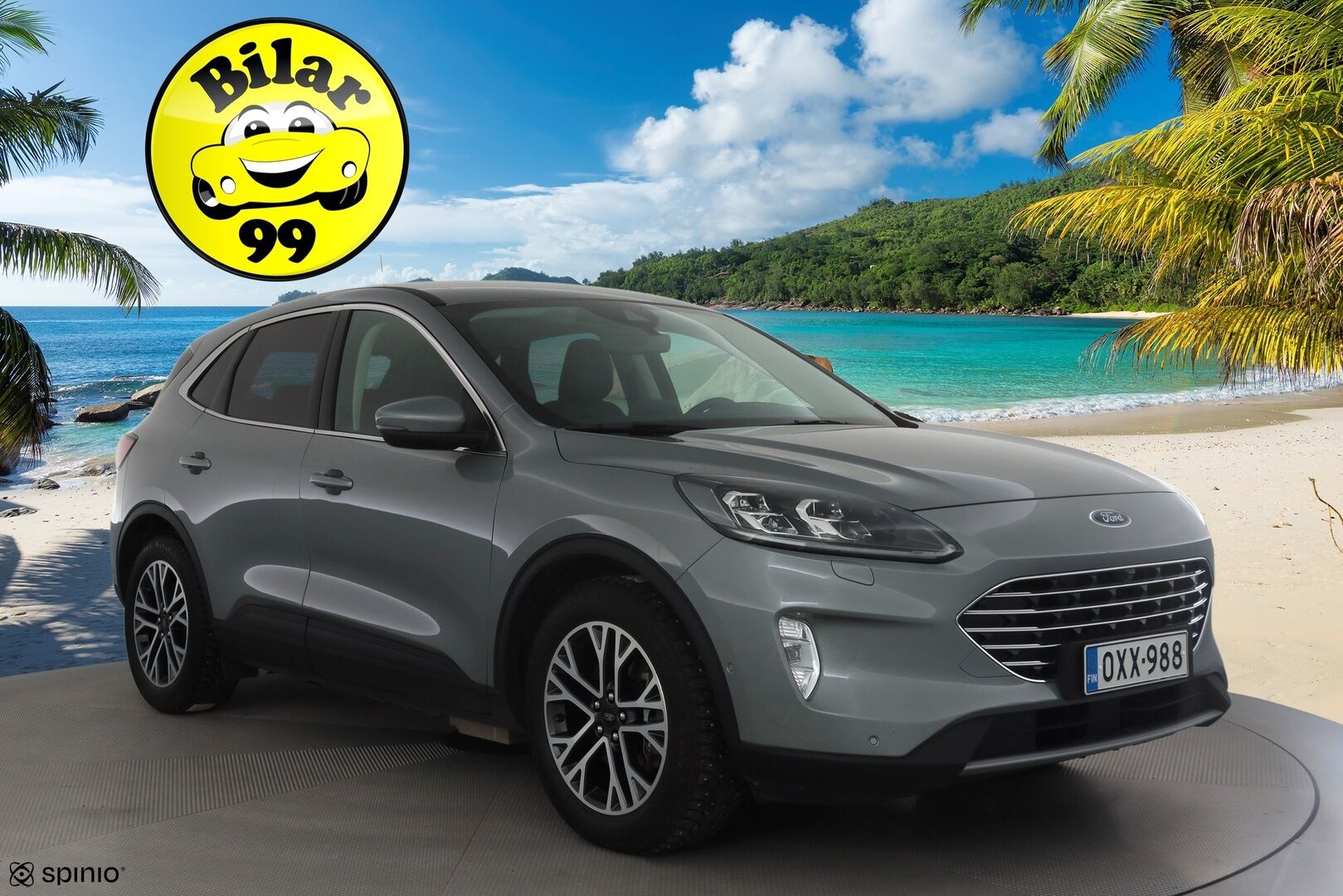 Ford Kuga 2021 2,5 hybrid (PHEV) 225hv CVT FWD Titanium X * ACC / P.kamera / BLIS / LED / Navi / B&O / Koukku * - Suomi-auto / Akku kuntotarkastettu! / Kahdet renkaat aluvanteilla / Merkkihuollettu - HULLUT JOULUT KORKOTARJOUS 2,49% 