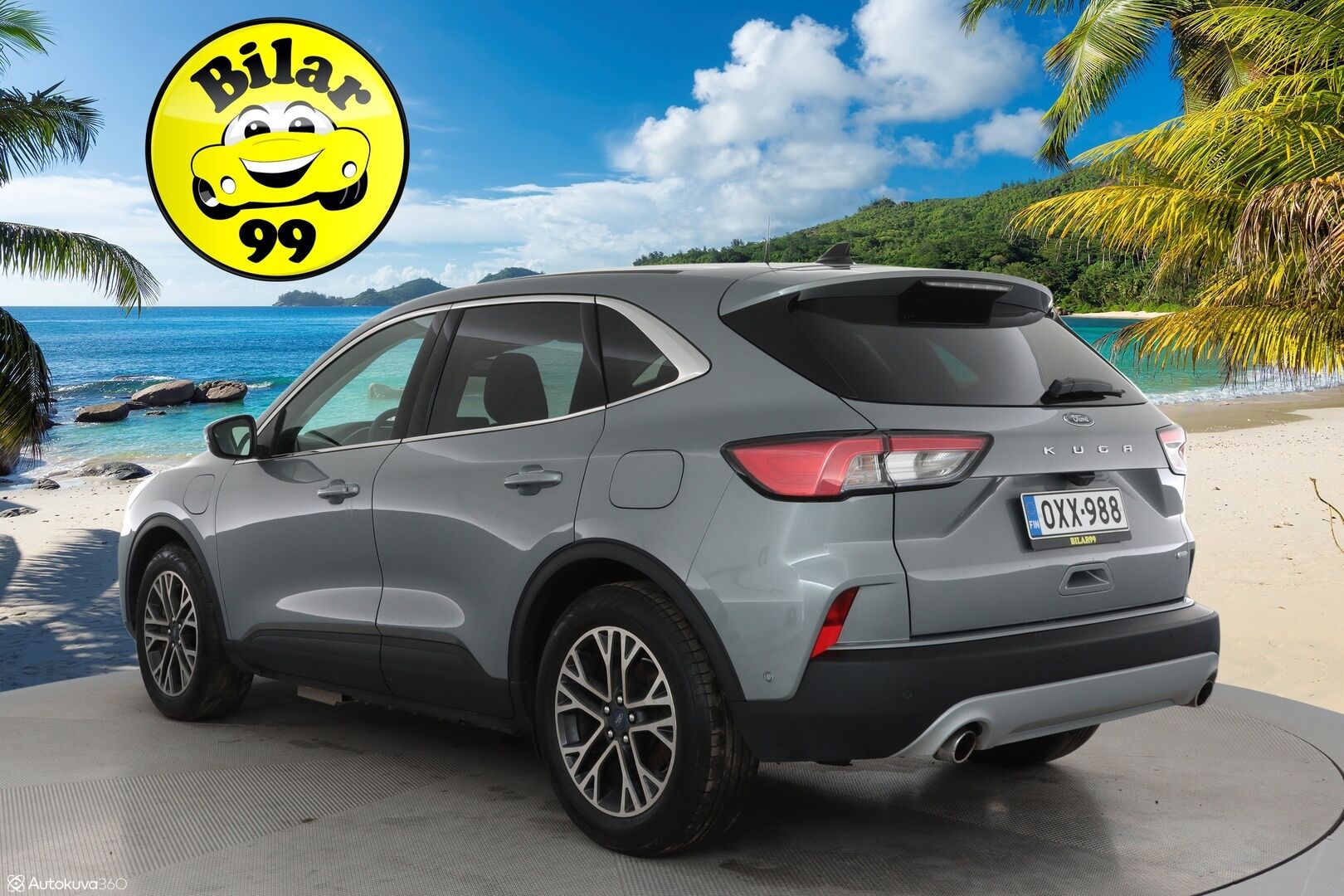 Ford Kuga 2021 2,5 hybrid (PHEV) 225hv CVT FWD Titanium X ** Adapt. vakkari / Koukku / Keyless / P.kamera / Navi - B&O / Kahdet renkaat / Merkkihuollot 