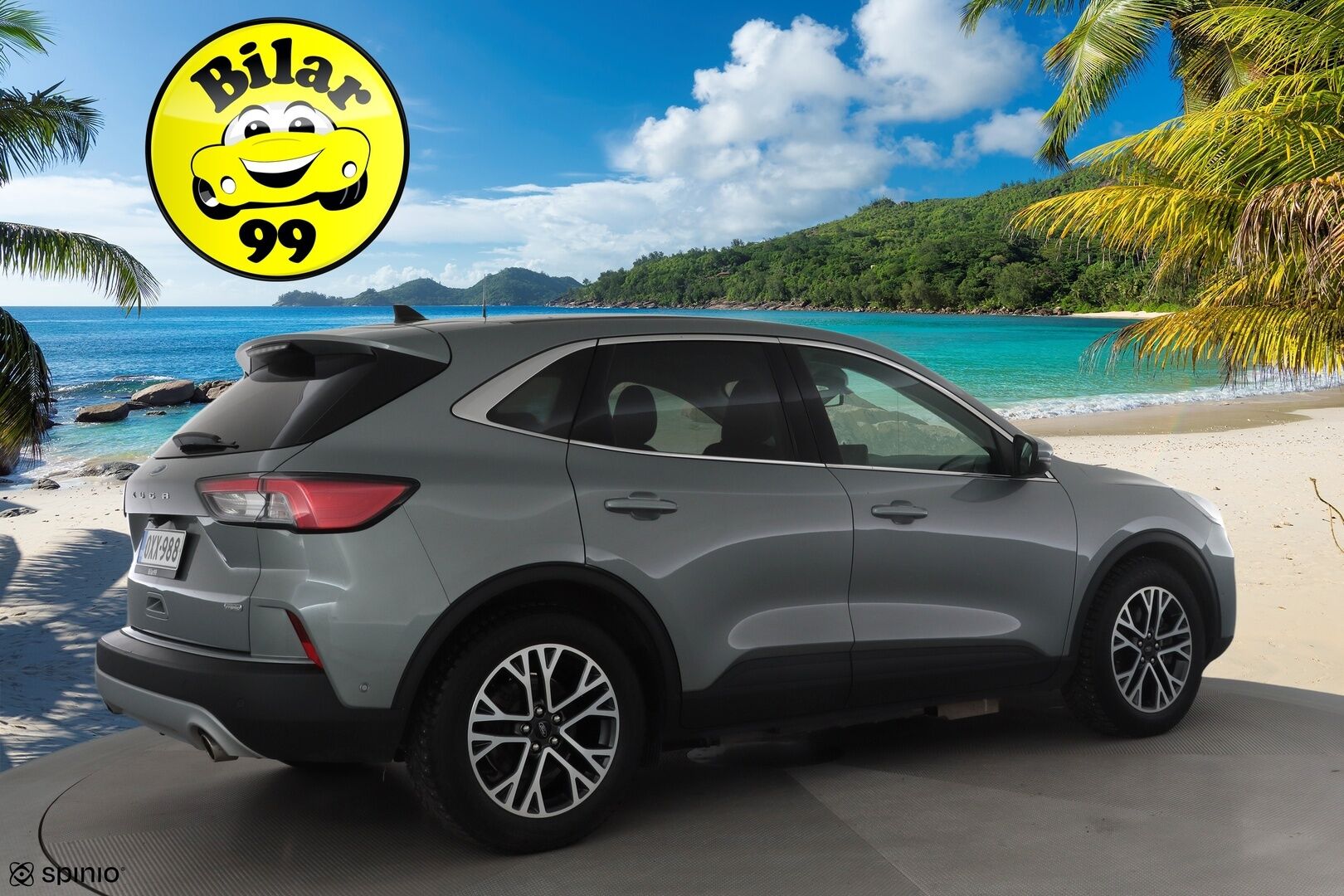 Ford Kuga 2021 2,5 hybrid (PHEV) 225hv CVT FWD Titanium X * ACC / P.kamera / BLIS / LED / Navi / B&O / Koukku * - Suomi-auto / Akku kuntotarkastettu! / Kahdet renkaat aluvanteilla / Merkkihuollettu - HULLUT JOULUT KORKOTARJOUS 2,49% 