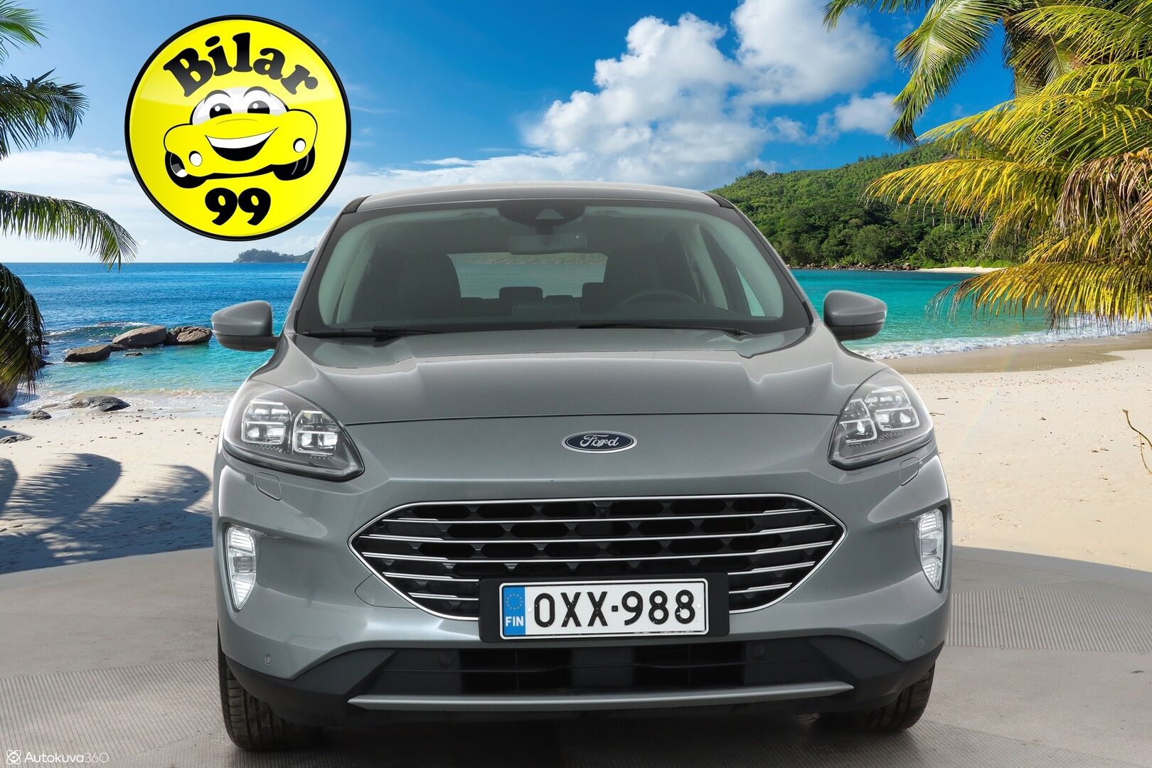 Ford Kuga 2021 2,5 hybrid (PHEV) 225hv CVT FWD Titanium X ** Adapt. vakkari / Koukku / Keyless / P.kamera / Navi - B&O / Kahdet renkaat / Merkkihuollot 