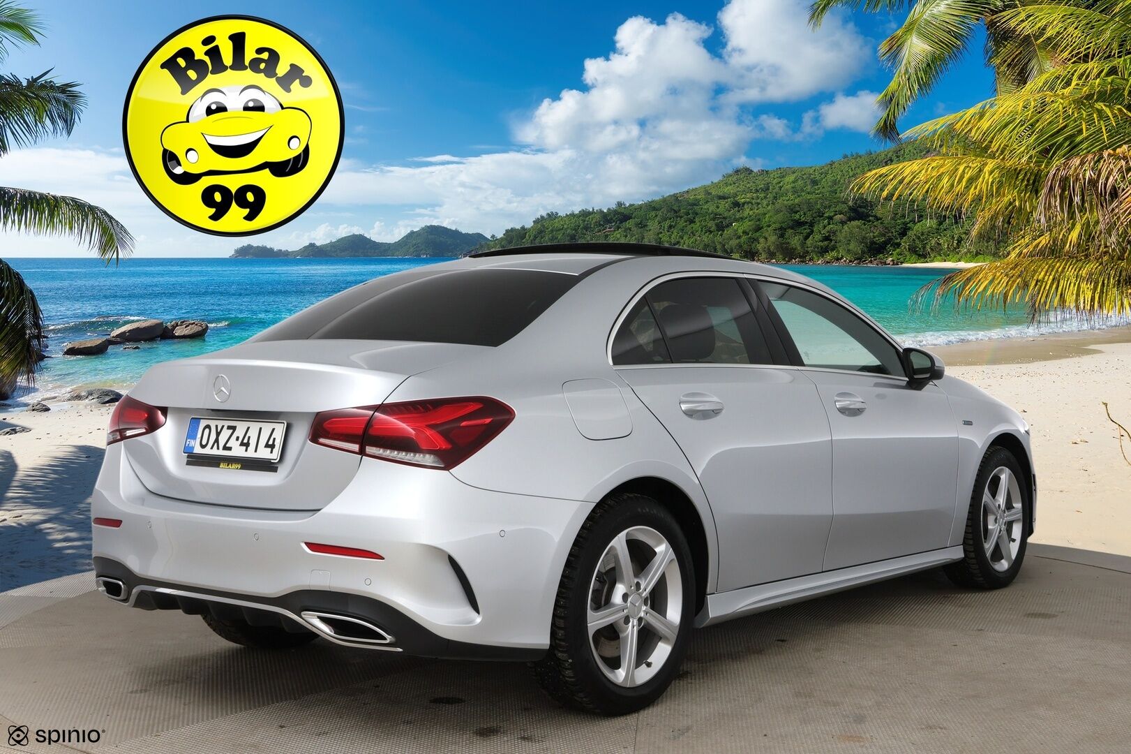 Mercedes-Benz A 2020 250 e A sedan Business AMG Edition EQ Power / Adapt vak. / Muistinahat / Widescreen / Kattoluukku / P-Kamera / Keyless / Ambient - SOH 95.2% / Huippuvarusteltu!