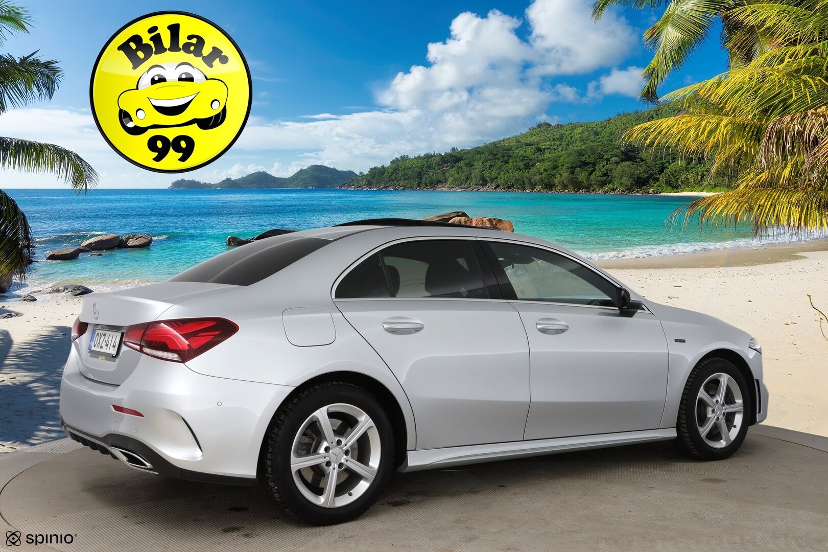 Mercedes-Benz A 2020 250 e A sedan Business AMG Edition EQ Power / Adapt vak. / Muistinahat / Widescreen / Kattoluukku / P-Kamera / Keyless / Ambient - SOH 95.2% / Huippuvarusteltu!