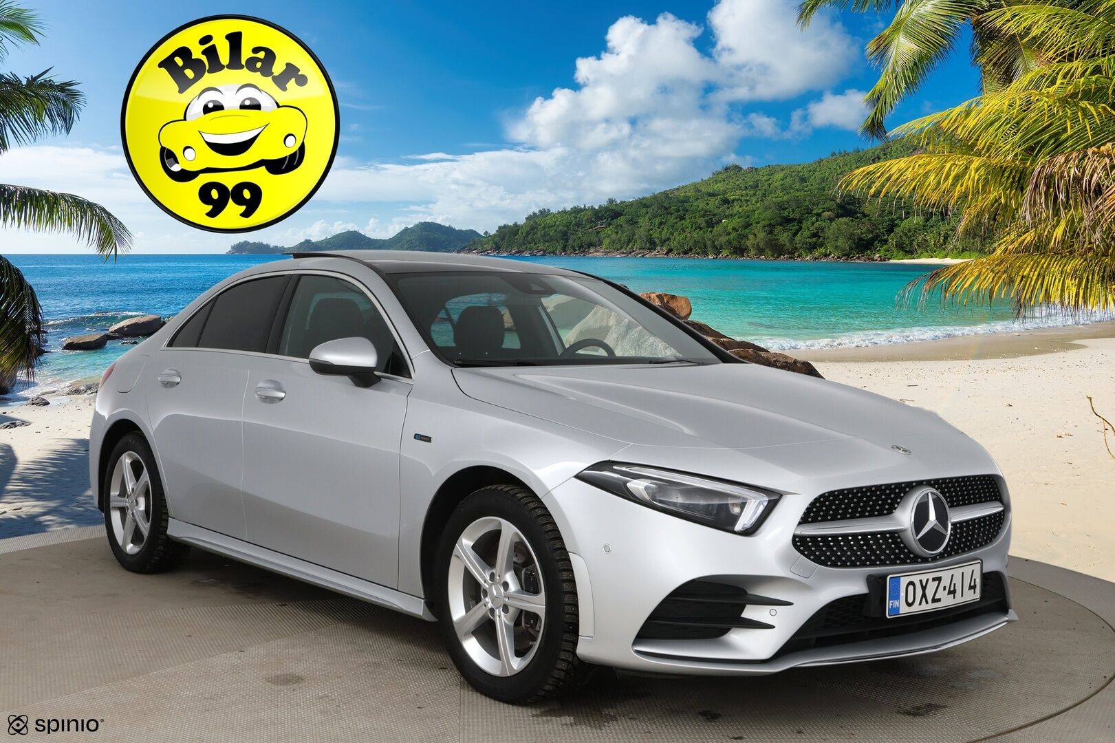 Mercedes-Benz A 2020 250 e A sedan Business AMG Edition EQ Power / Adapt vak. / Muistinahat / Widescreen / Kattoluukku / P-Kamera / Keyless / Ambient - SOH 95.2% / Huippuvarusteltu!