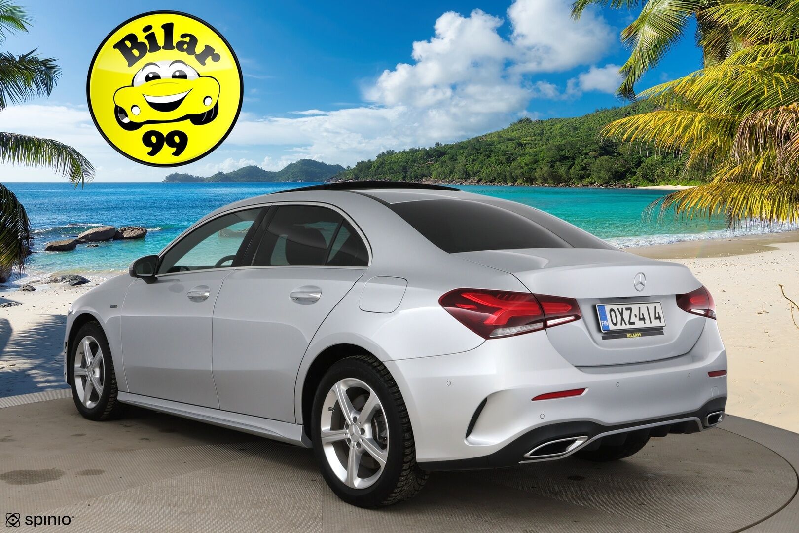 Mercedes-Benz A 2020 250 e A sedan Business AMG Edition EQ Power / Adapt vak. / Muistinahat / Widescreen / Kattoluukku / P-Kamera / Keyless / Ambient - SOH 95.2% / Huippuvarusteltu!