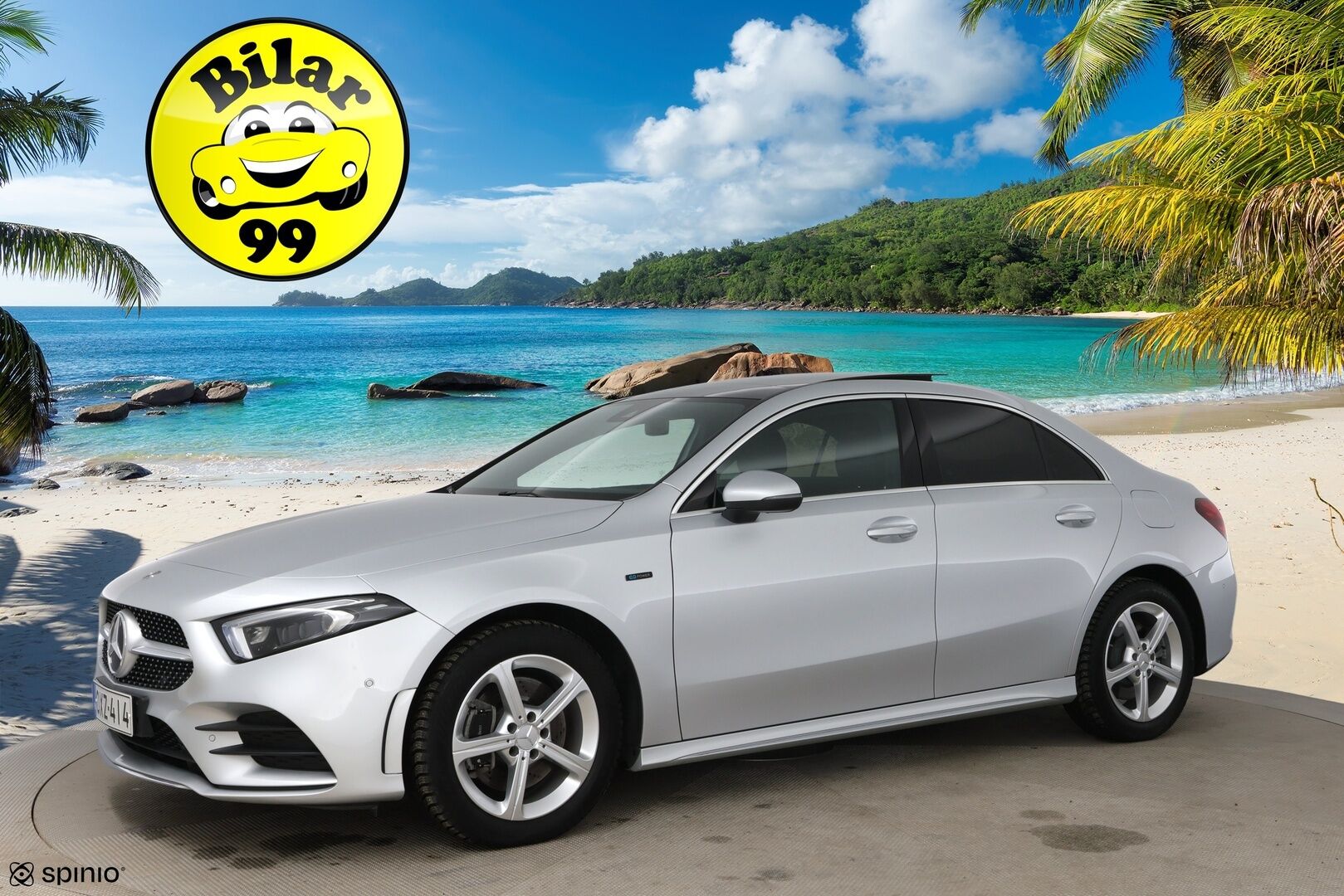 Mercedes-Benz A 2020 250 e A sedan Business AMG Edition EQ Power / Adapt vak. / Muistinahat / Widescreen / Kattoluukku / P-Kamera / Keyless / Ambient - SOH 95.2% / Huippuvarusteltu!