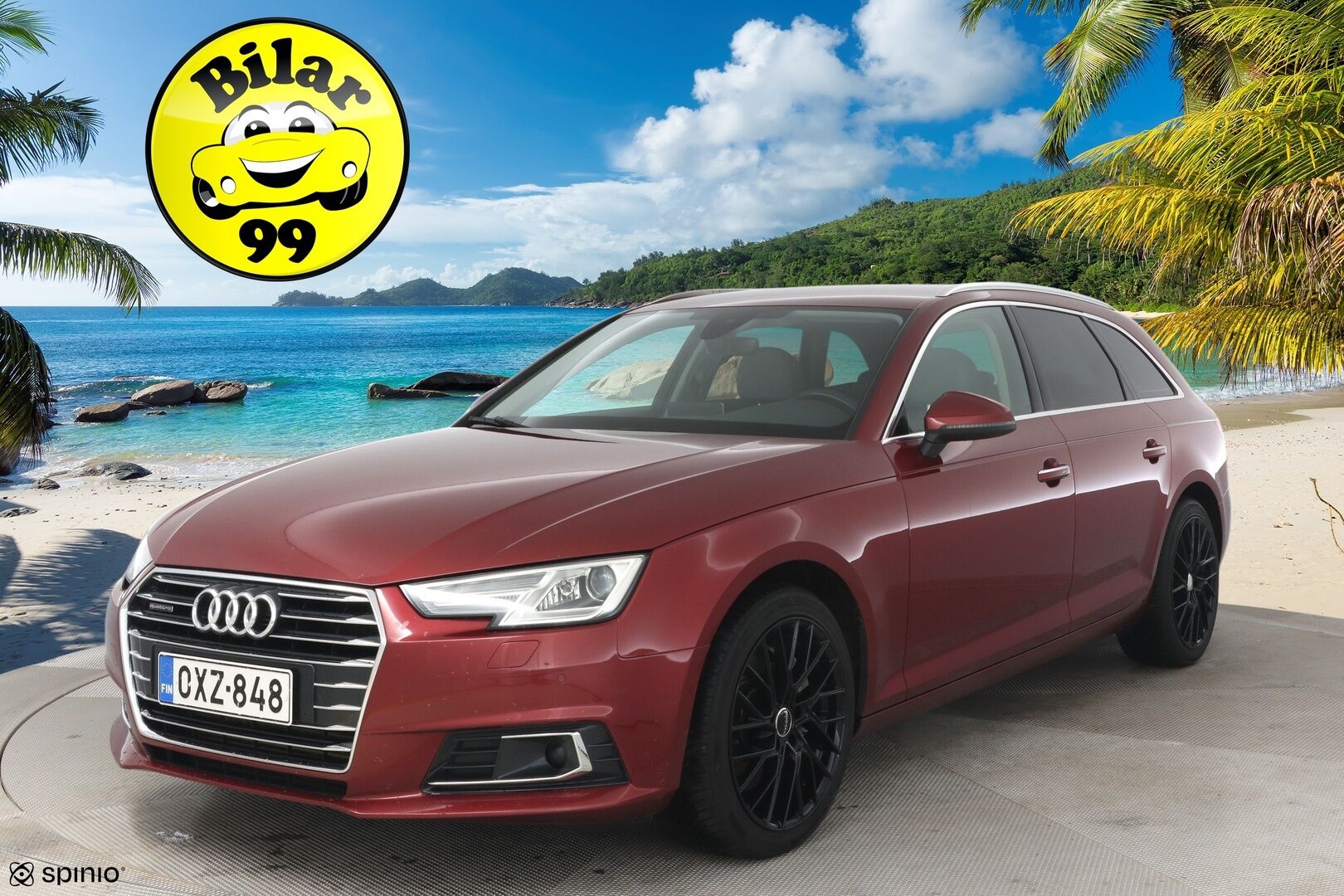 Audi A4 2017 Avant Business Sport 3,0 TDI 200 kW quattro * ACC / Webasto / Lane Assist /  Digimittaristo * - Bluetooth / Kaukovaloautomatiikka / P-Tutkat  / Juuri huollettu