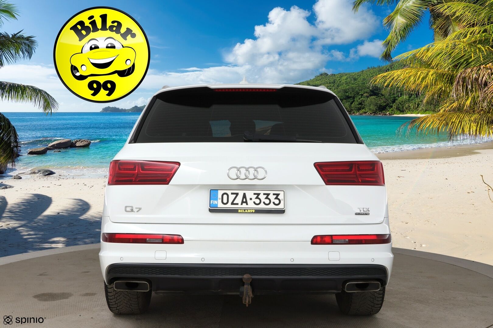 Audi Q7 2016 3,0 V6 TDI 200 kW quattro tiptronic S-Line 7p - Vetokoukku | Webasto | BOSE | Digimittaristo | Muistipenkki | MMI+ | LED