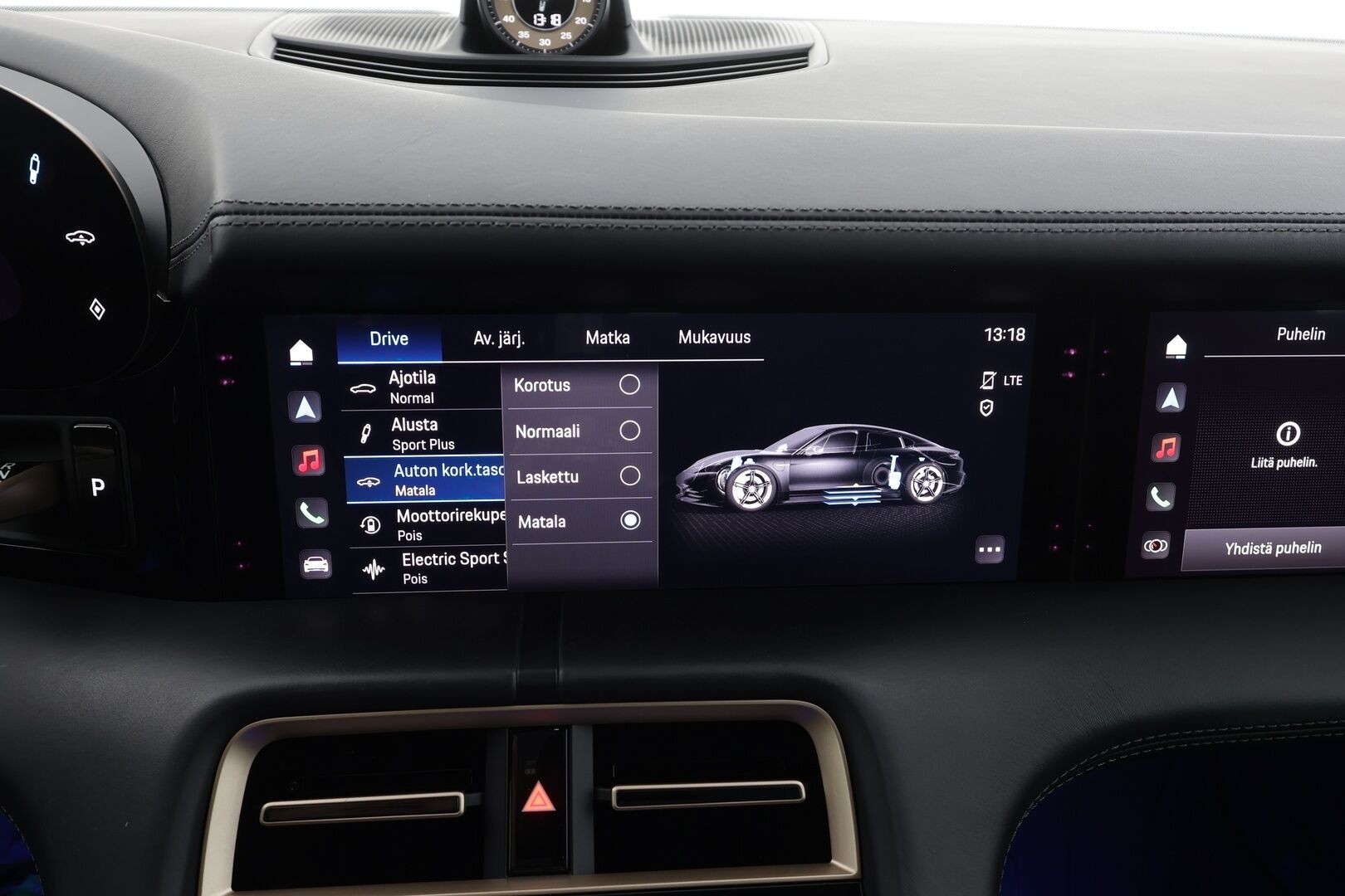 Porsche Taycan 2020 4S 420 kW * Sport-Chrono / Bose / 18-ist muistilla / PDLS+ / PASM / 360 Kamera / Lämpöpumppu * - 1.Om Suomi-auto / Näyttö matkustajalle / Akku kuntotarkastettu / Merkkihuollettu / Kahdet renkaat aluvanteilla