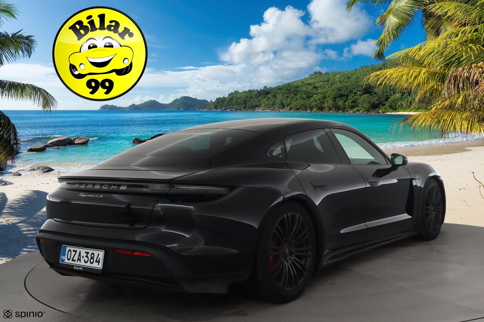 Porsche Taycan 2020 4S 420 kW * Sport-Chrono / Bose / 18-ist muistilla / PDLS+ / PASM / 360 Kamera / Lämpöpumppu * - 1.Om Suomi-auto / Näyttö matkustajalle / Akku kuntotarkastettu / Merkkihuollettu / Kahdet renkaat aluvanteilla