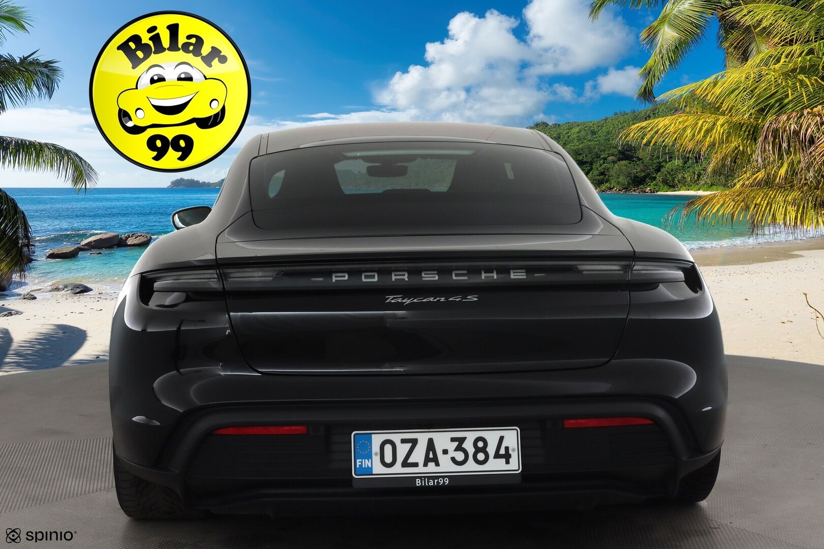 Porsche Taycan 2020 4S 420 kW * Sport-Chrono / Bose / 18-ist muistilla / PDLS+ / PASM / 360 Kamera / Lämpöpumppu * - 1.Om Suomi-auto / Näyttö matkustajalle / Akku kuntotarkastettu / Merkkihuollettu / Kahdet renkaat aluvanteilla