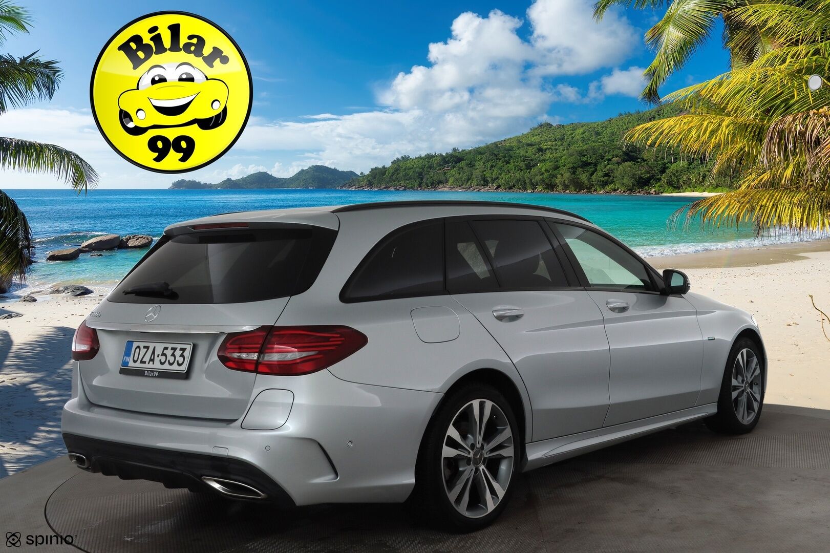 Mercedes-Benz C 2021 300 e T A Business AMG Edition EQ Power * Distronic+ / Lisälämmitin / Ruskeat Muistinahat / Multibeam-LED / 360-Kamera * - 2xLataus / Suomi-auto / Kahdet Renkaat