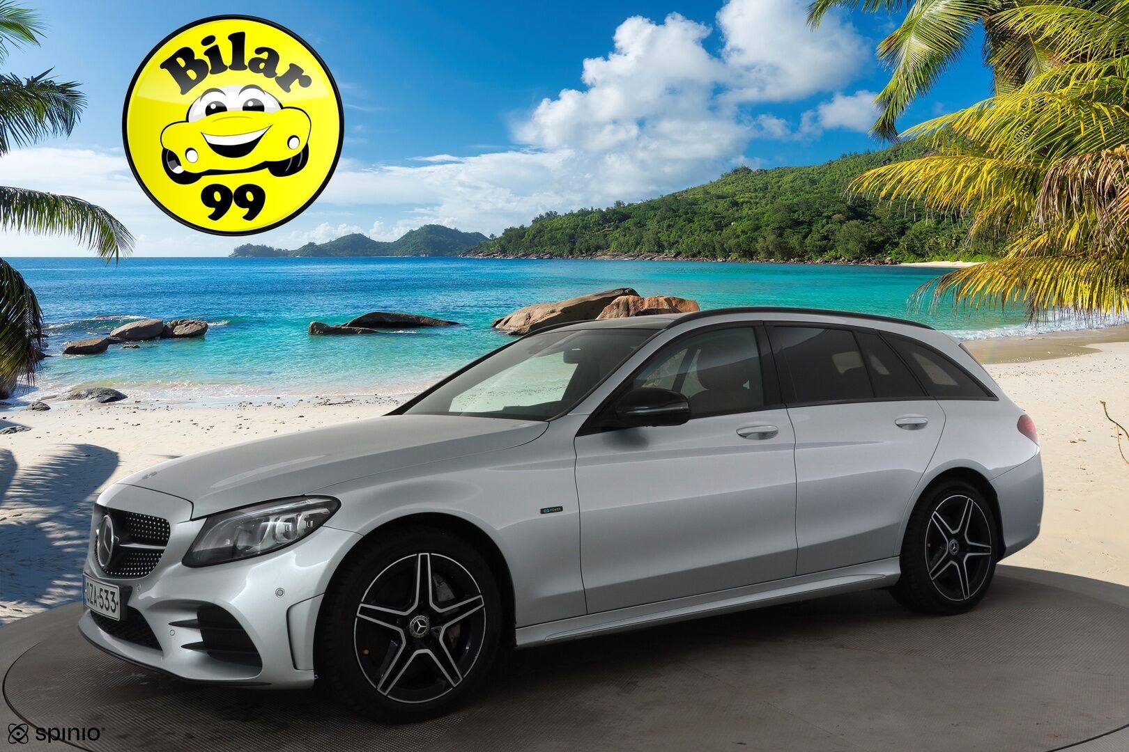 Mercedes-Benz C 2021 300 e T A Business AMG Edition EQ Power * Distronic+ / Lisälämmitin / Ruskeat Muistinahat / Multibeam-LED / 360-Kamera * - 2xLataus / Suomi-auto / Kahdet Renkaat